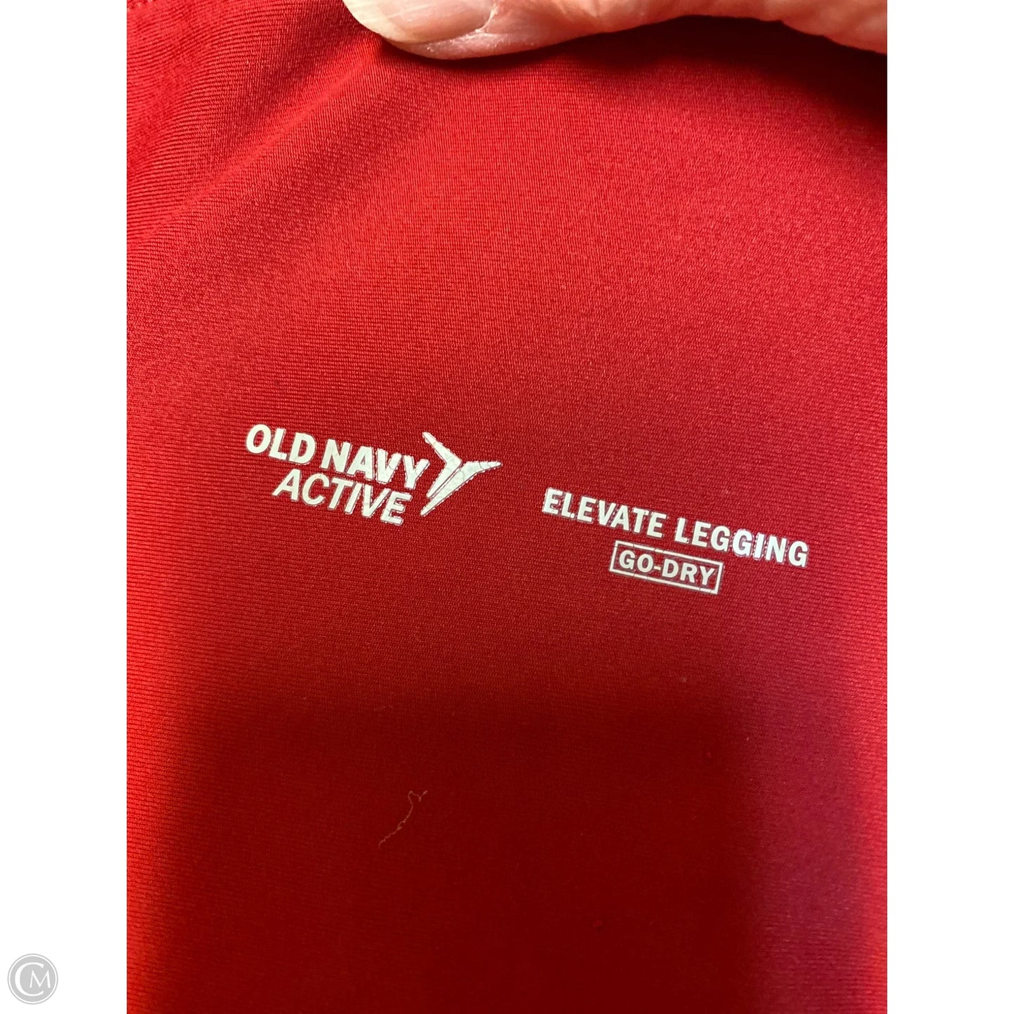 Athletic Leggings By Old Navy In Red, Size: M