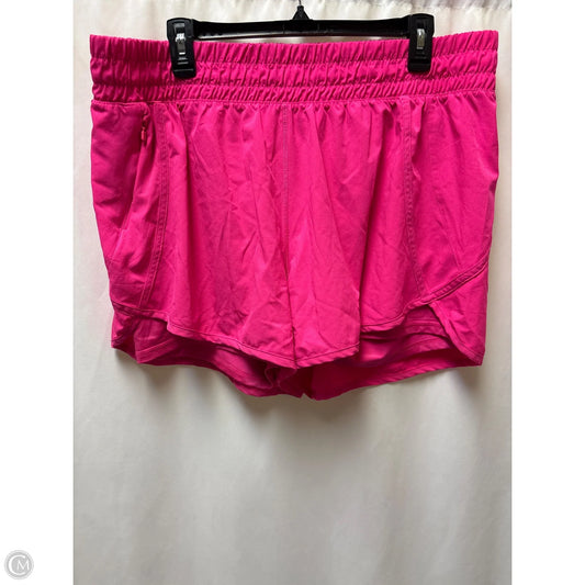 Athletic Shorts By Avia In Pink, Size: Xxl