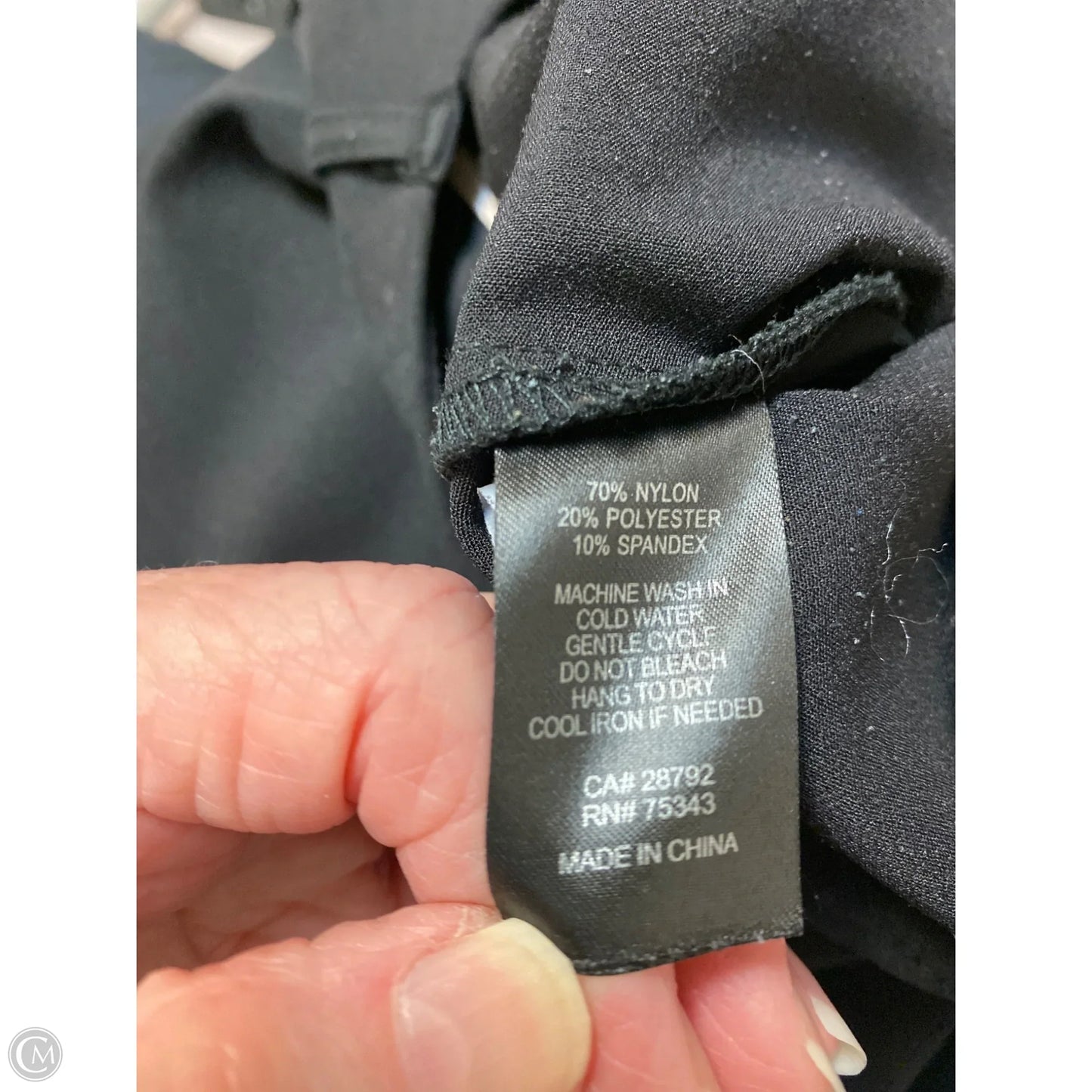 Pants Dress By Nicole By Nicole Miller In Black, Size: 12