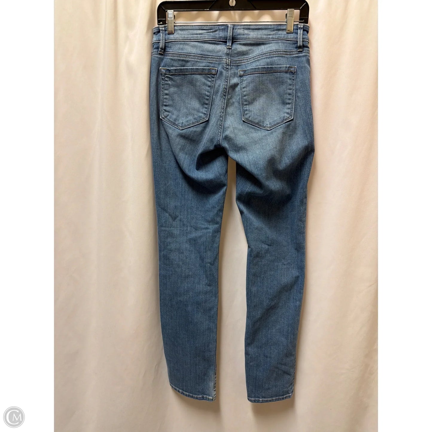 Jeans Straight By Loft In Blue Denim, Size: 0