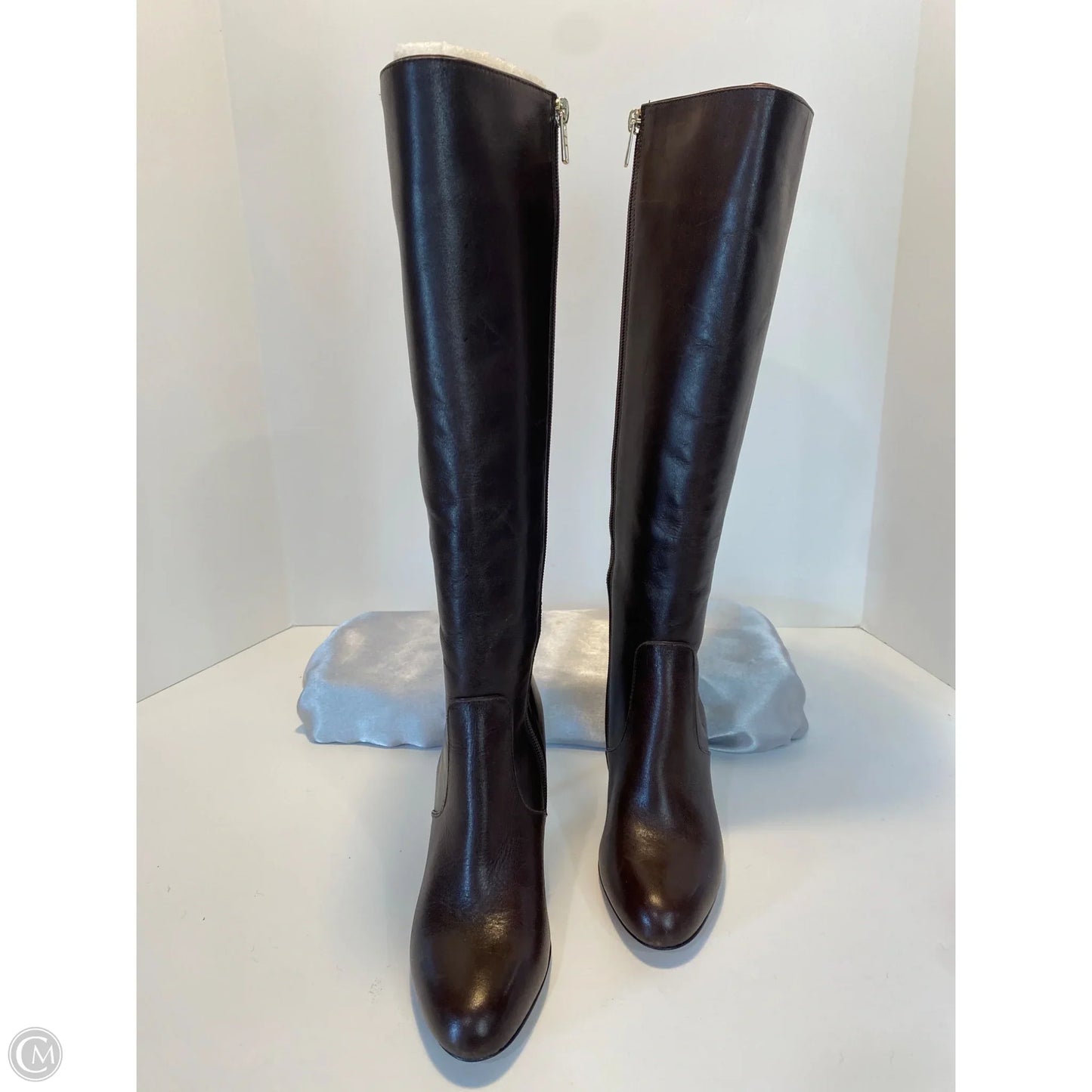 Boots Designer By Coach In Brown, Size: 6