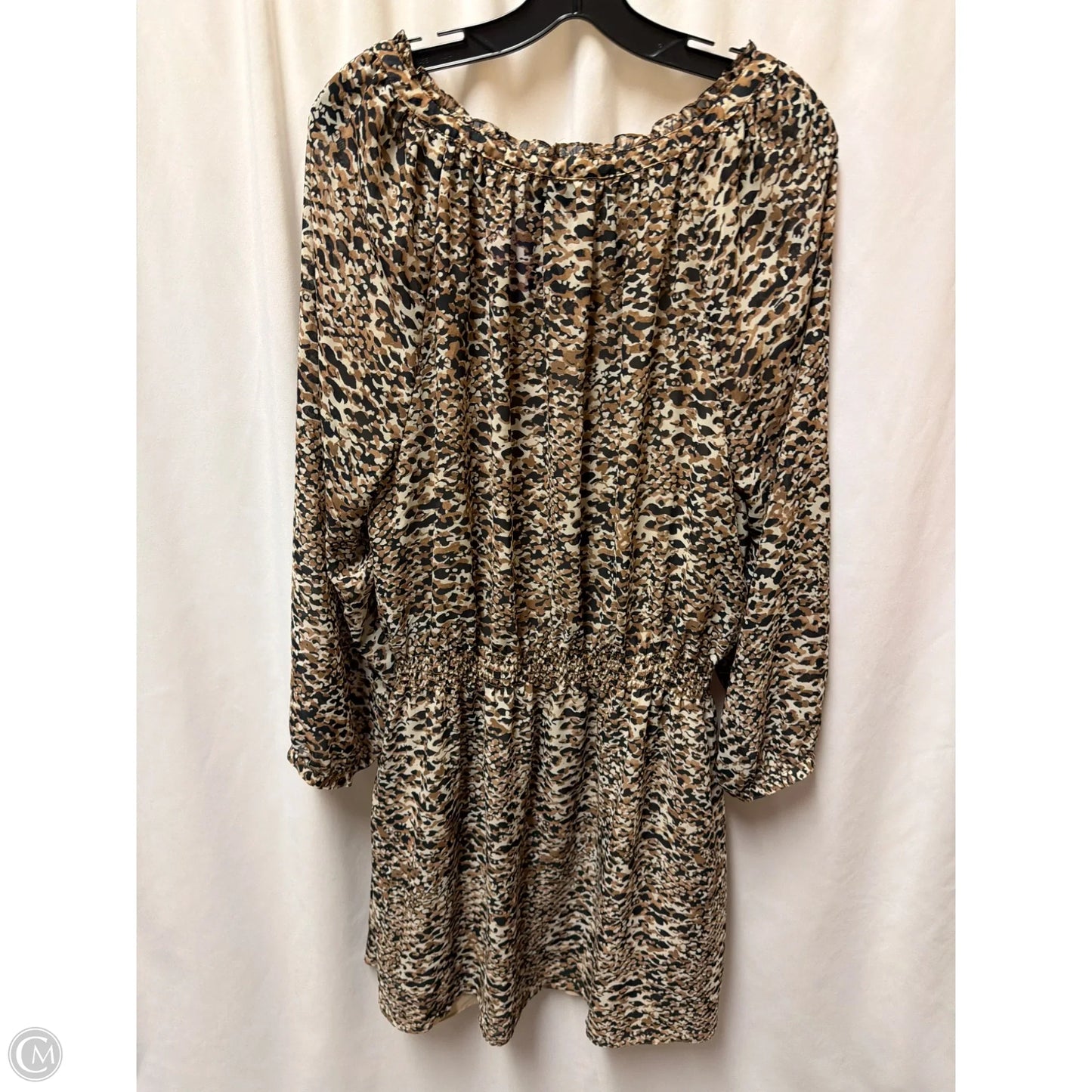 Dress Casual Midi By Ralph Lauren In Animal Print, Size: 3x
