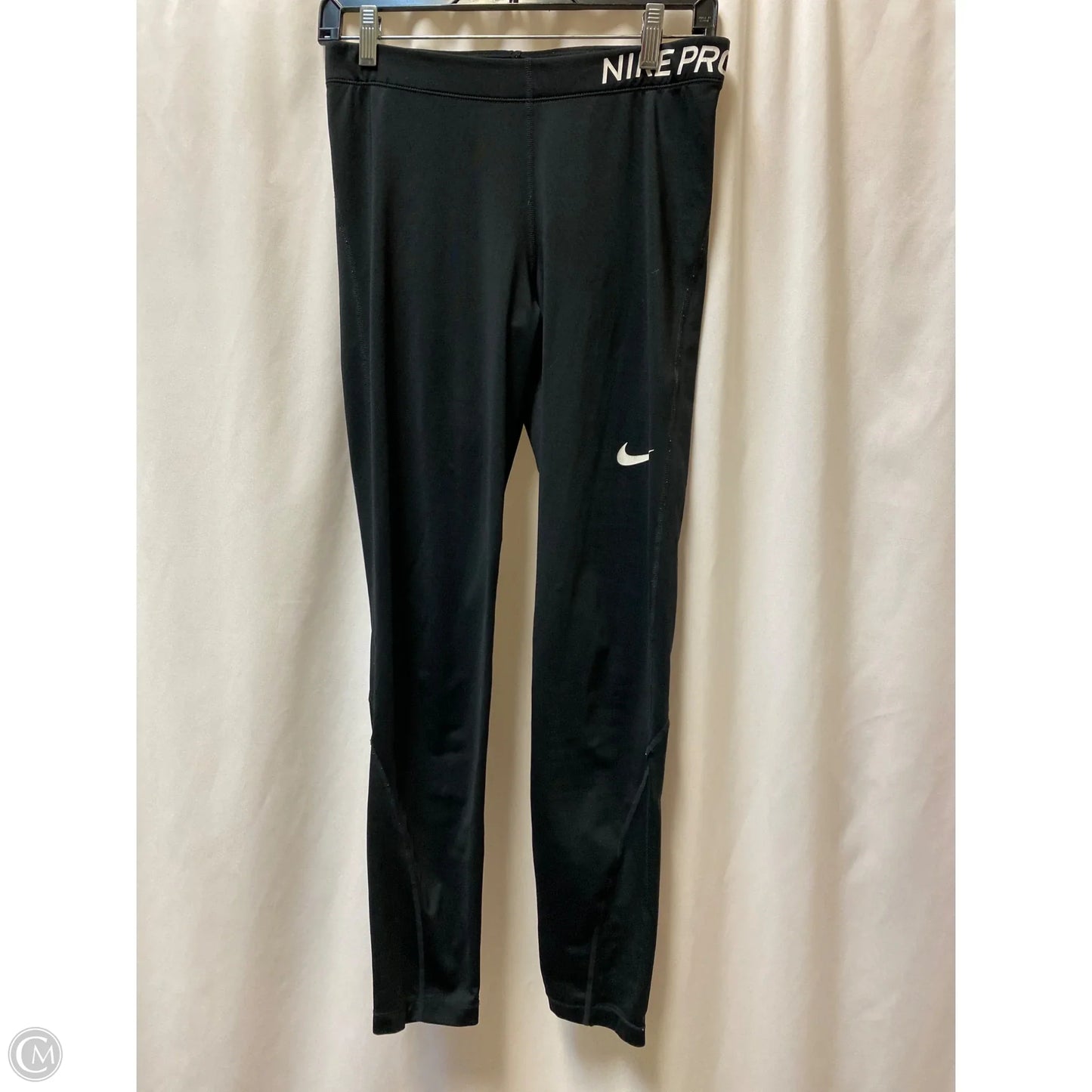 Athletic Leggings By Nike In Black, Size: L