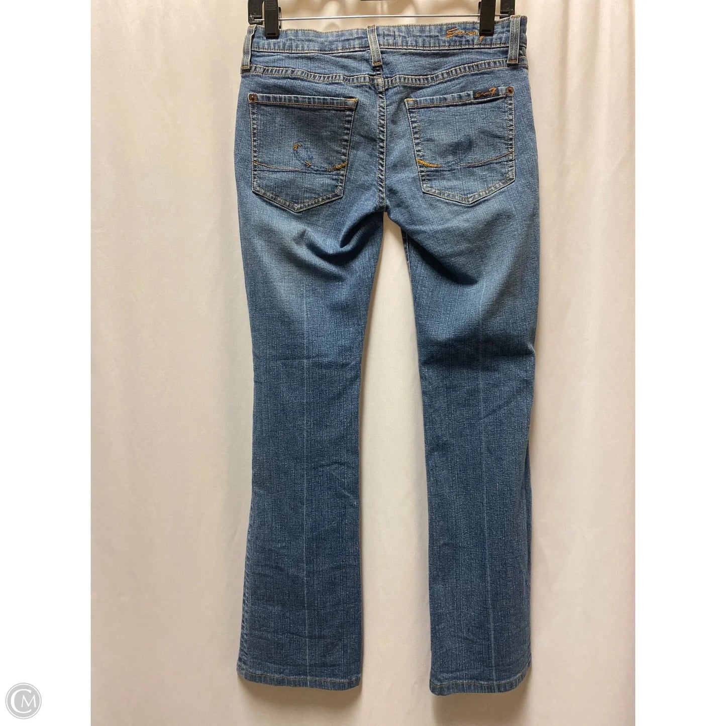 Jeans Skinny By Seven 7 In Blue Denim, Size: 6