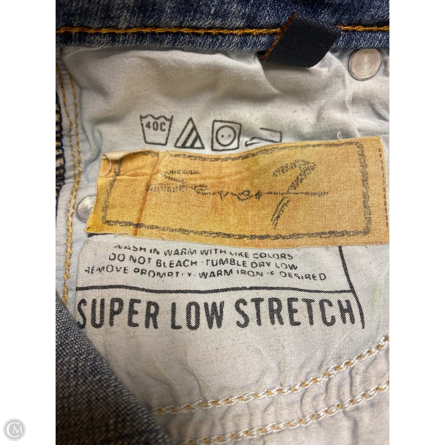 Jeans Skinny By Seven 7 In Blue Denim, Size: 6