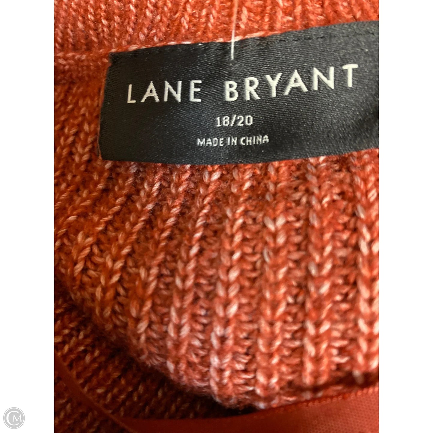 Sweater By Lane Bryant In Coral, Size: 1x