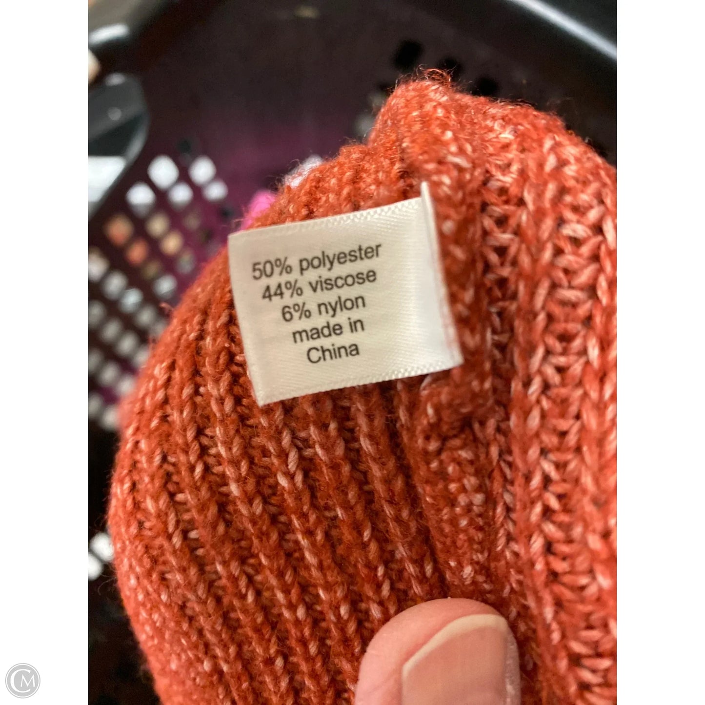 Sweater By Lane Bryant In Coral, Size: 1x