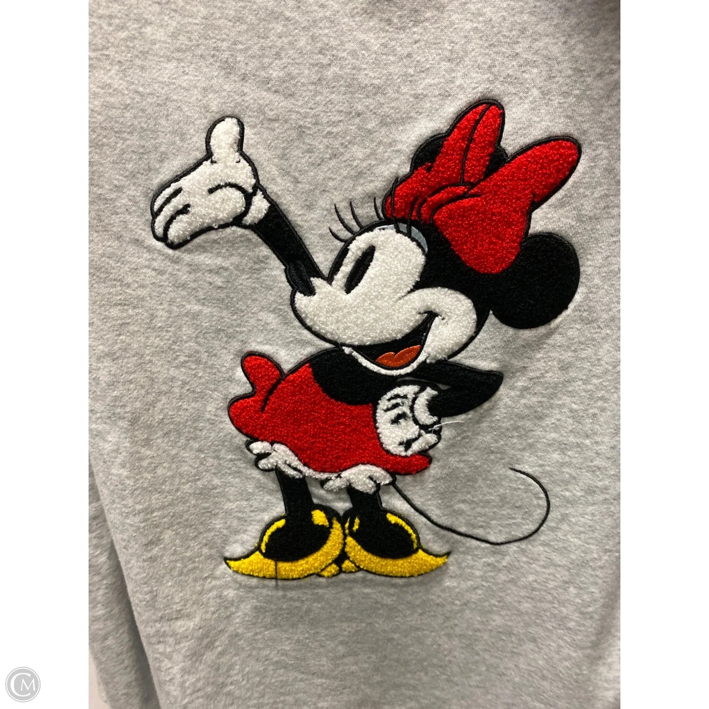 Sweatshirt Collar By Disney Store In Grey, Size: M