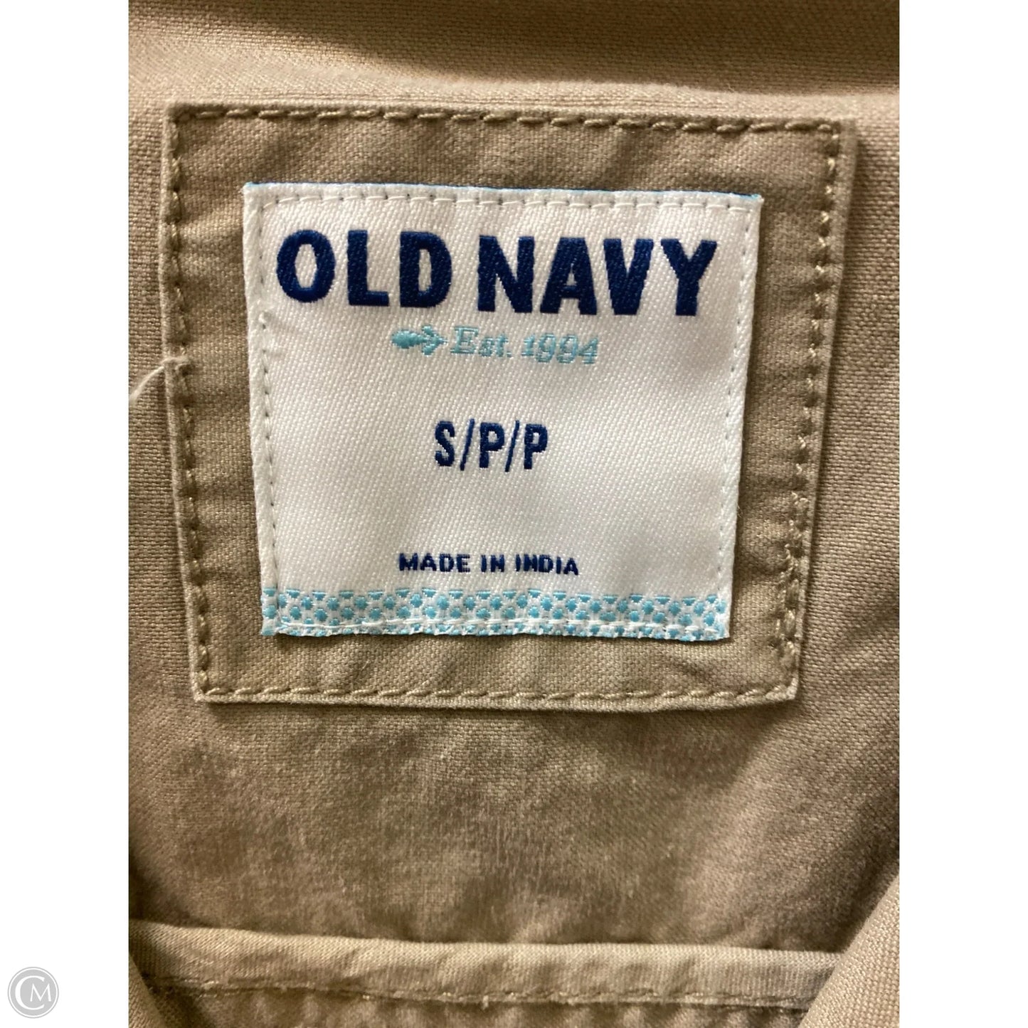 Jacket Utility By Old Navy In Beige, Size: S