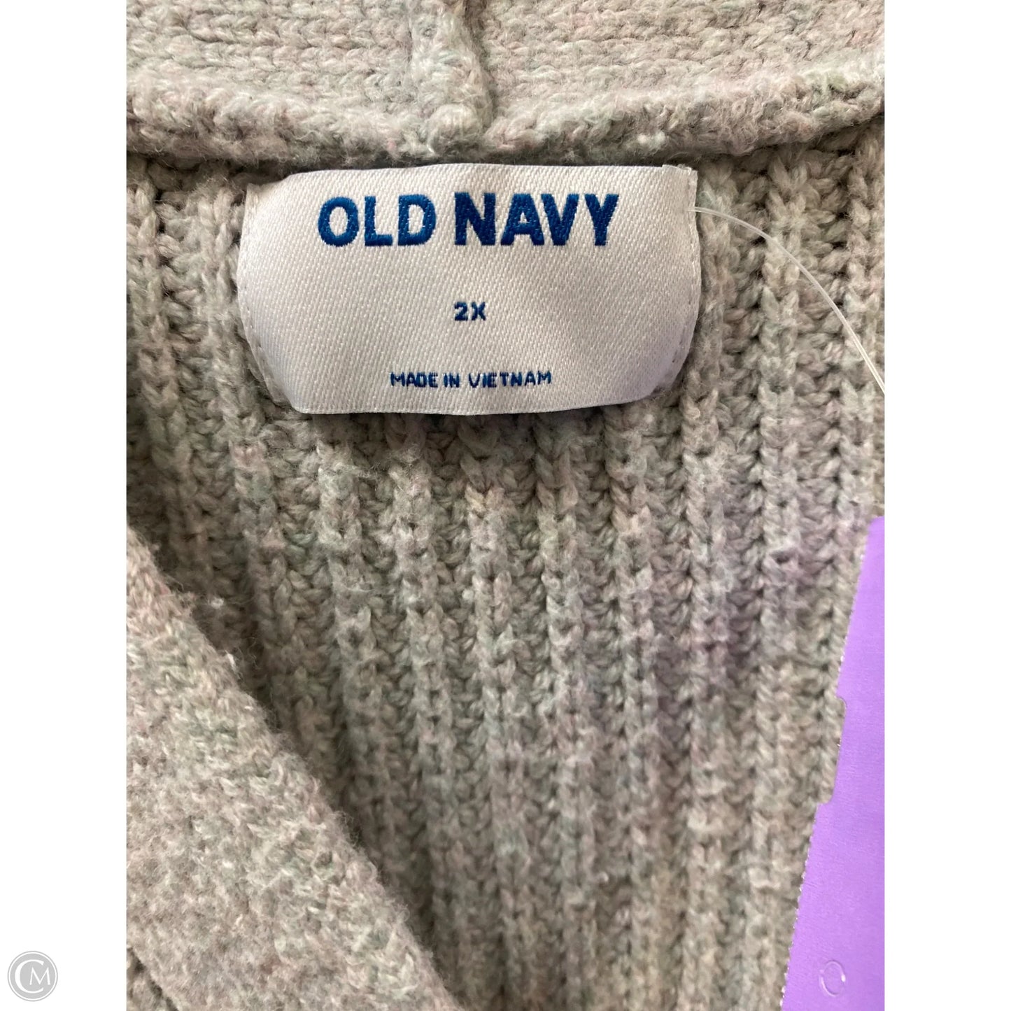 Sweater By Old Navy In Green, Size: 2x