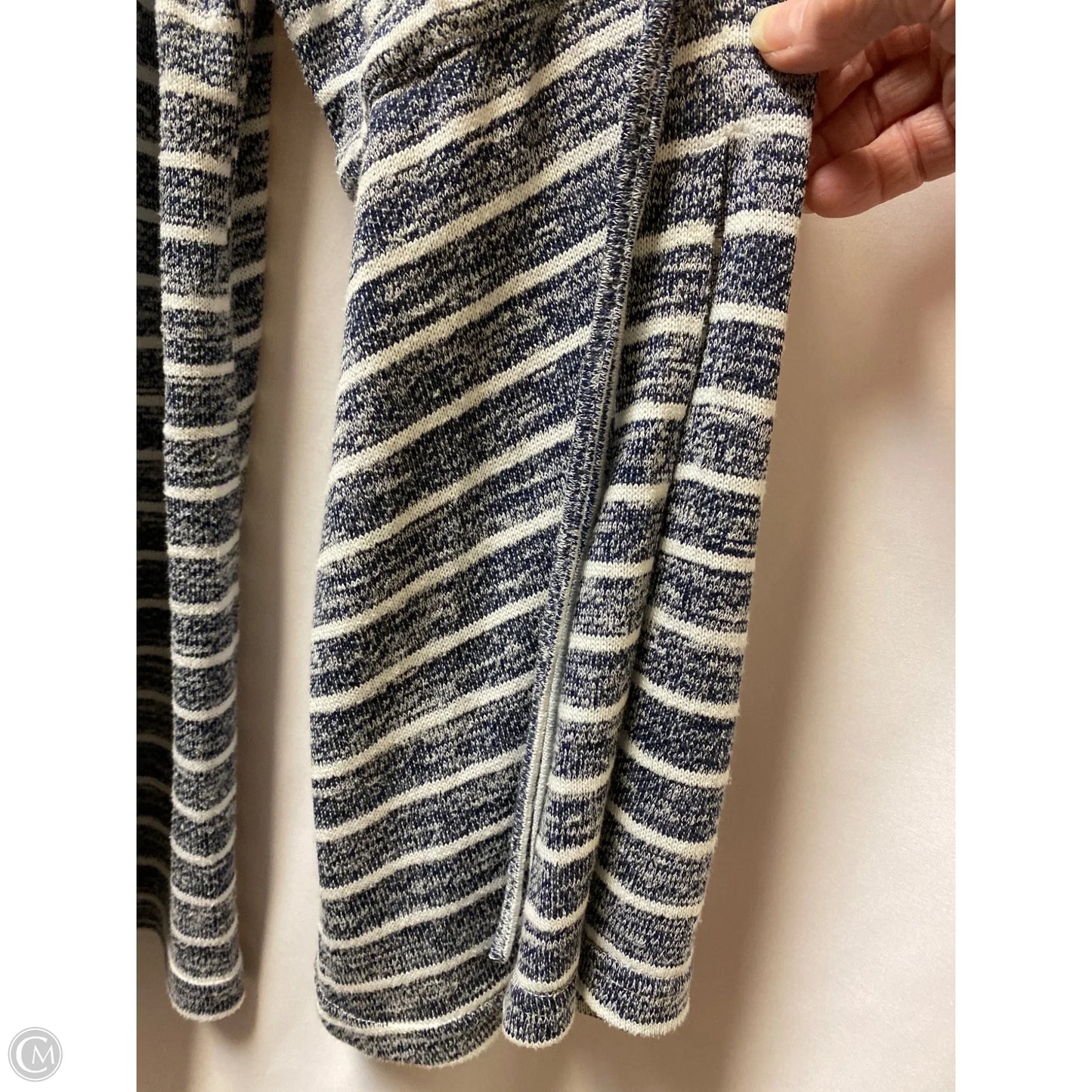 Top Long Sleeve By Suzanne Betro In Blue, Size: 2x