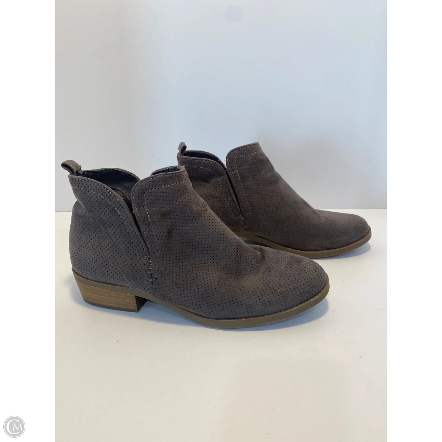 Boots Ankle Flats By Universal Thread In Grey, Size: 7