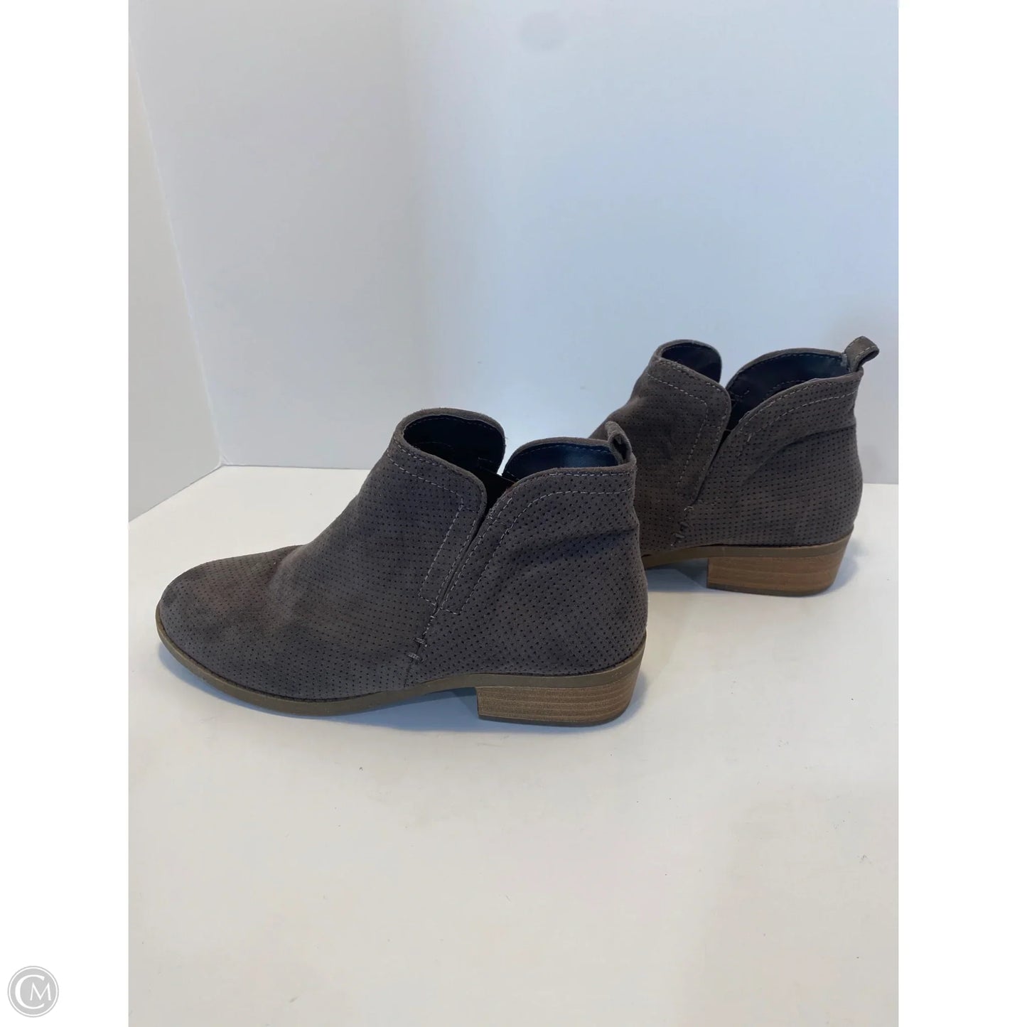 Boots Ankle Flats By Universal Thread In Grey, Size: 7