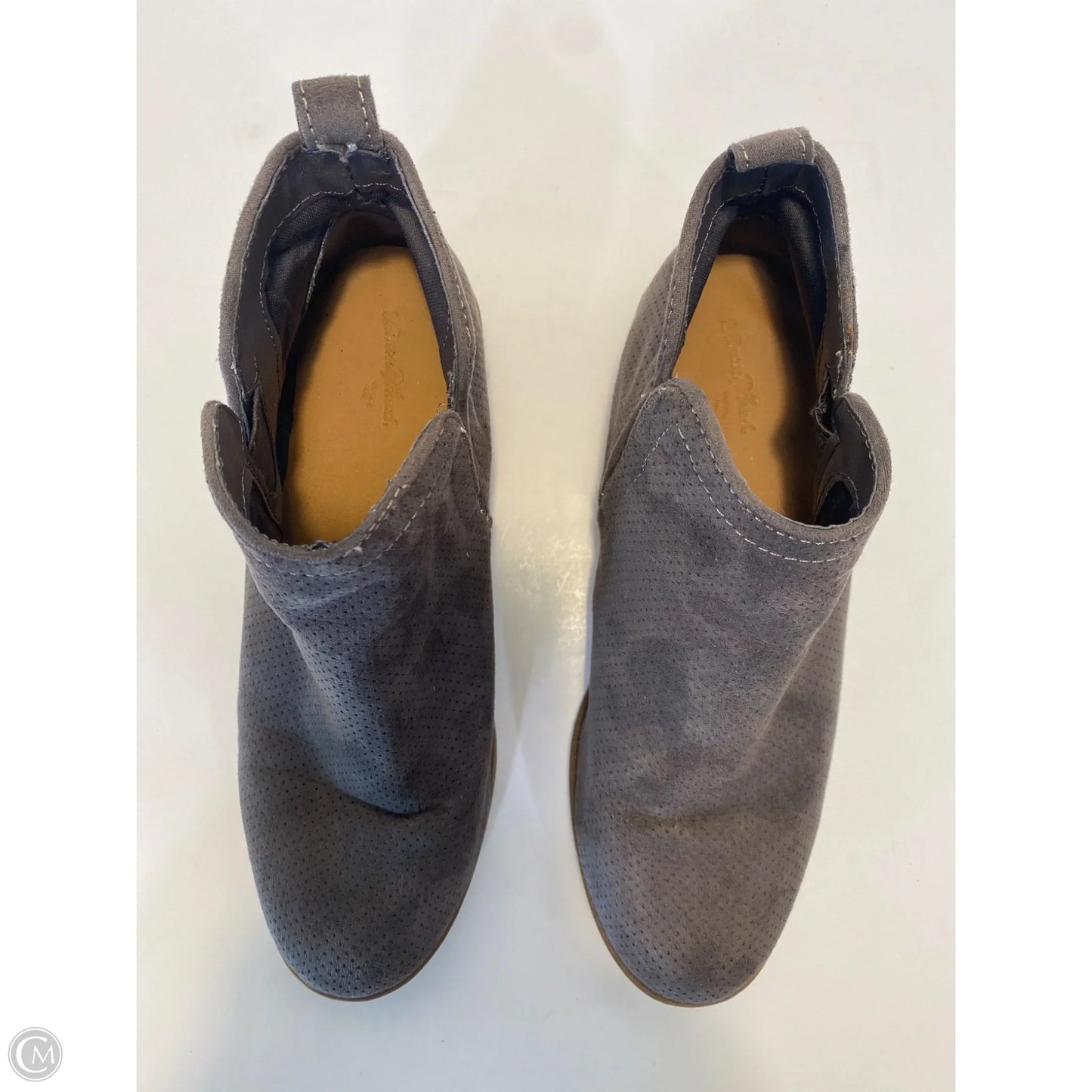 Boots Ankle Flats By Universal Thread In Grey, Size: 7