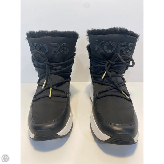 Boots Designer By Michael Kors In Black, Size: 7.5