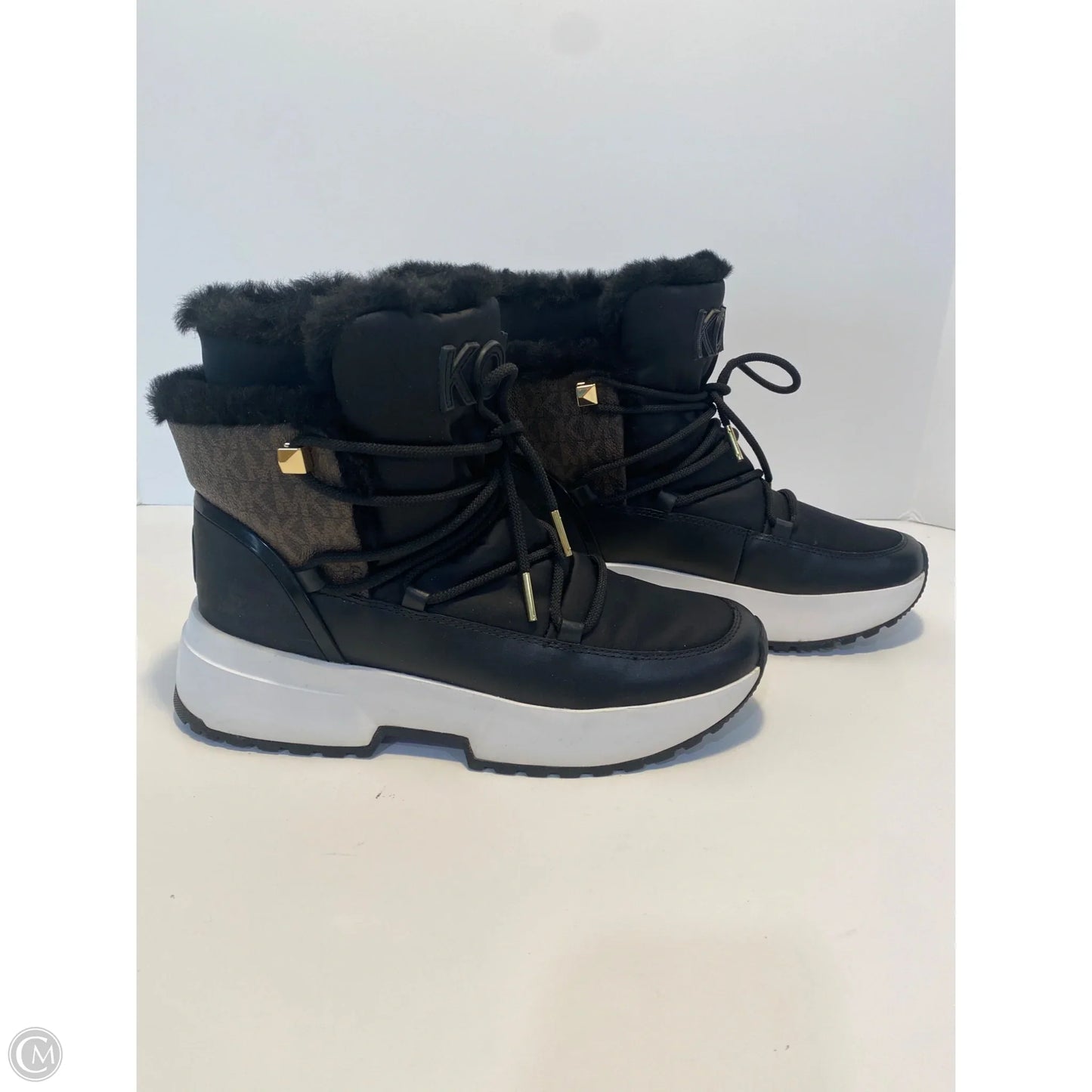 Boots Designer By Michael Kors In Black, Size: 7.5