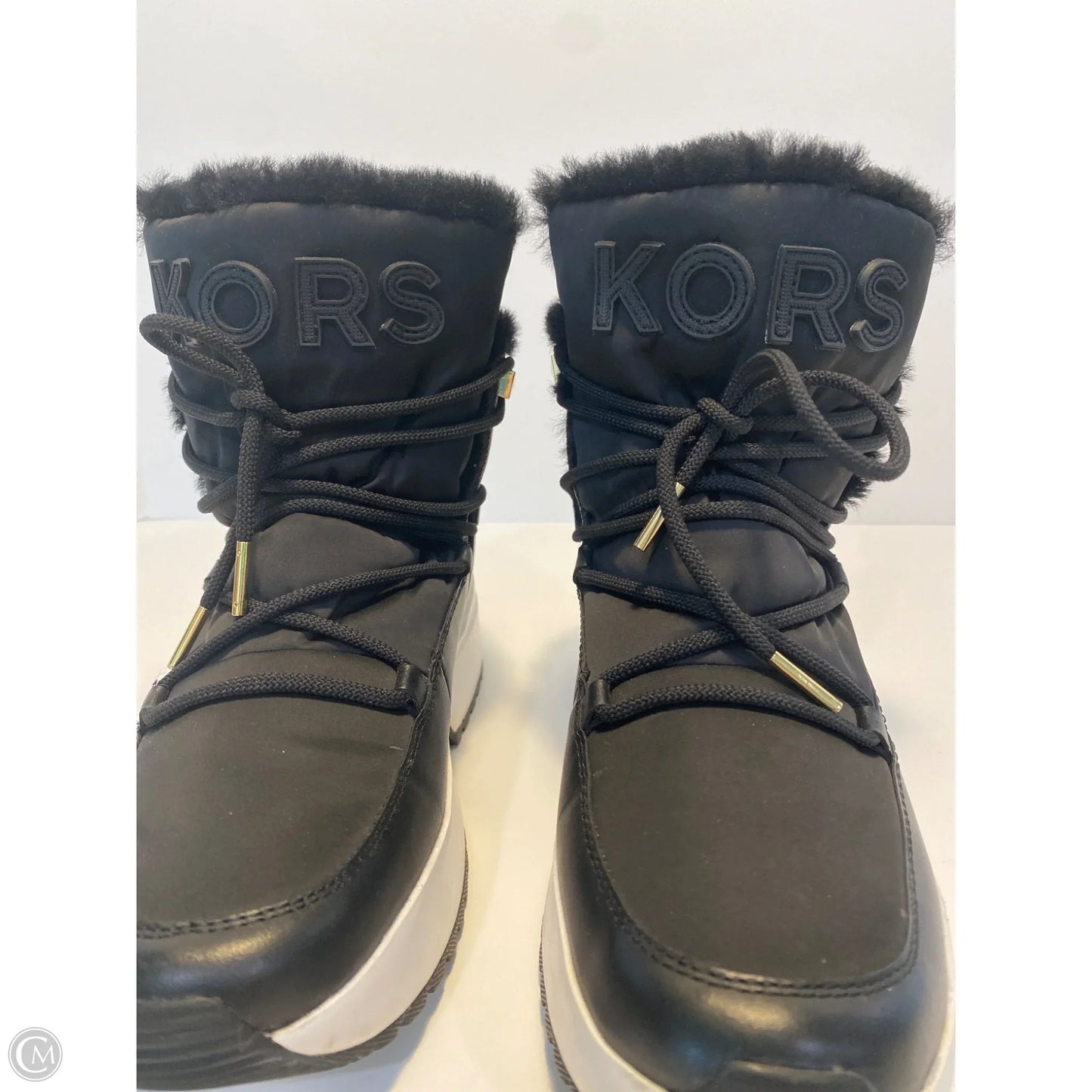 Boots Designer By Michael Kors In Black, Size: 7.5