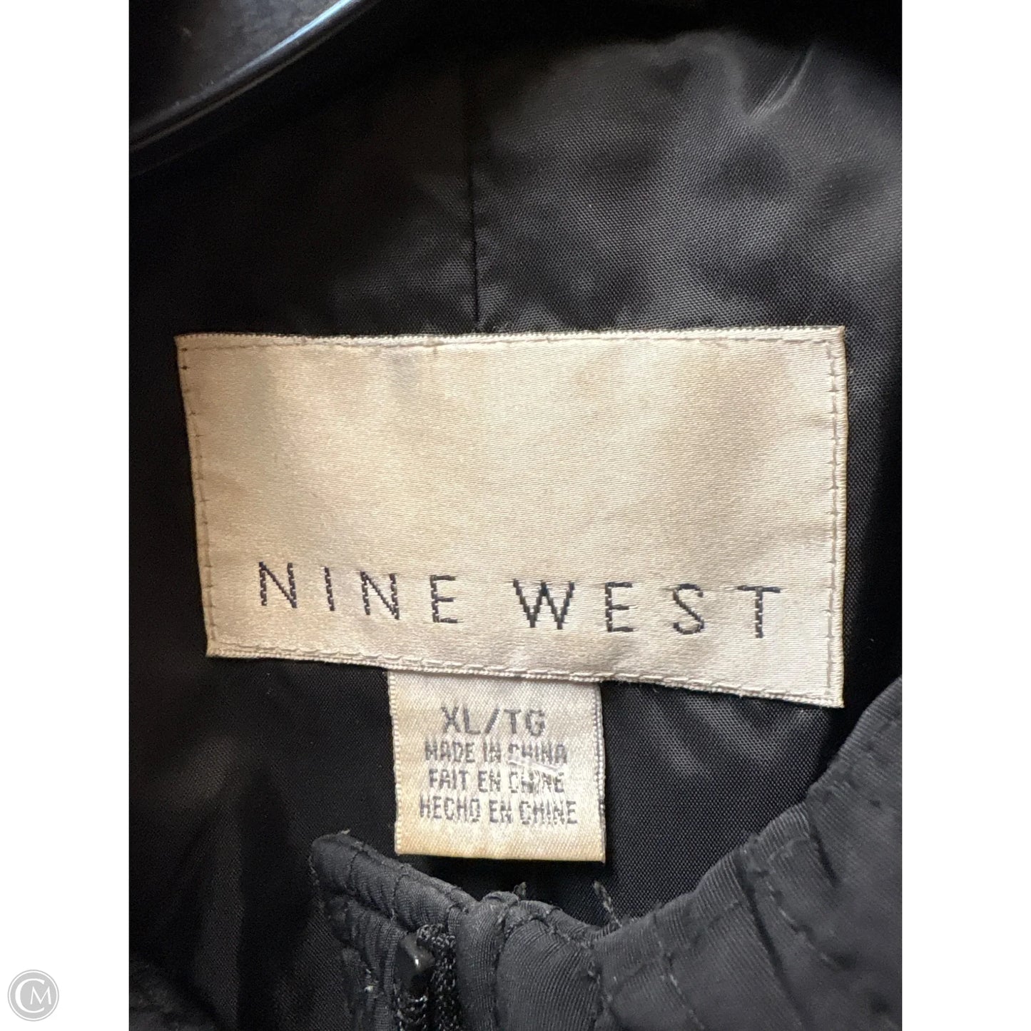 Coat Other By Nine West In Black, Size: Xl