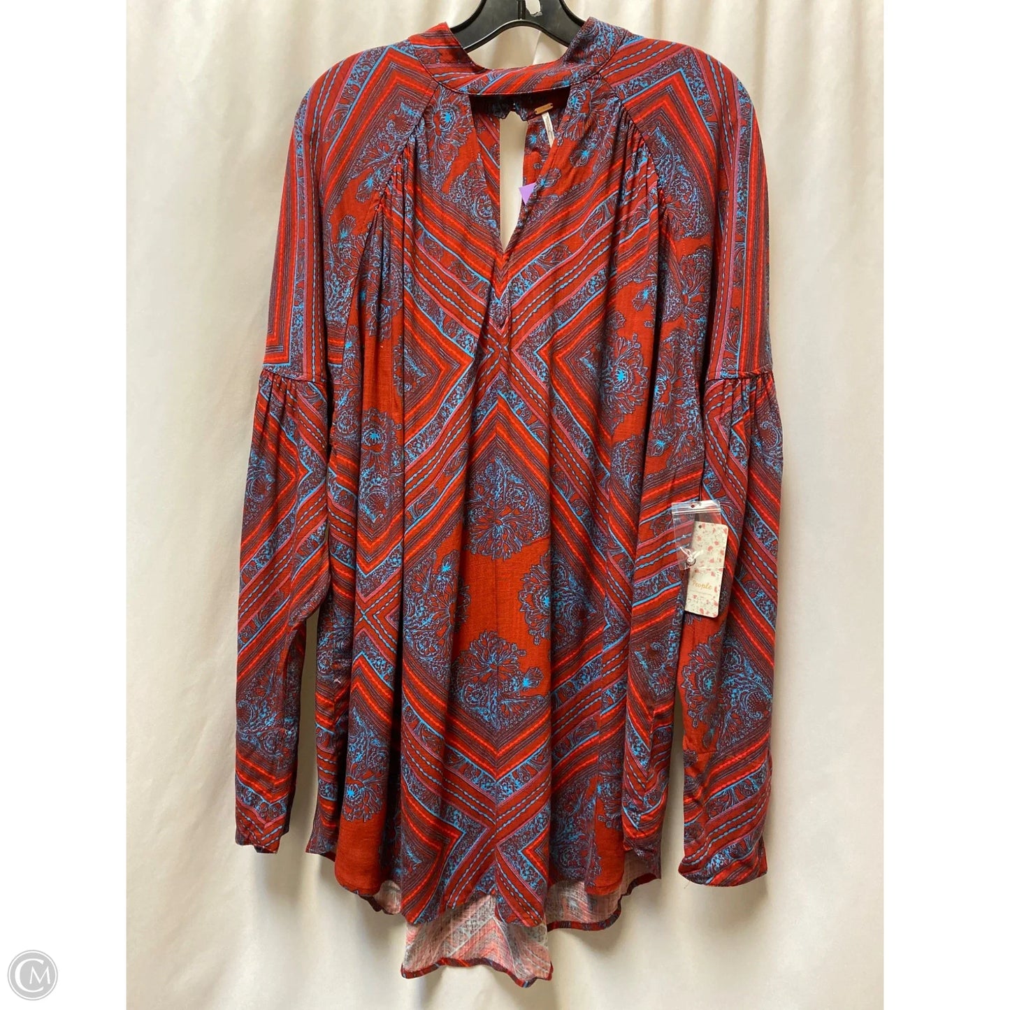 Top Long Sleeve By Free People In Red, Size: L
