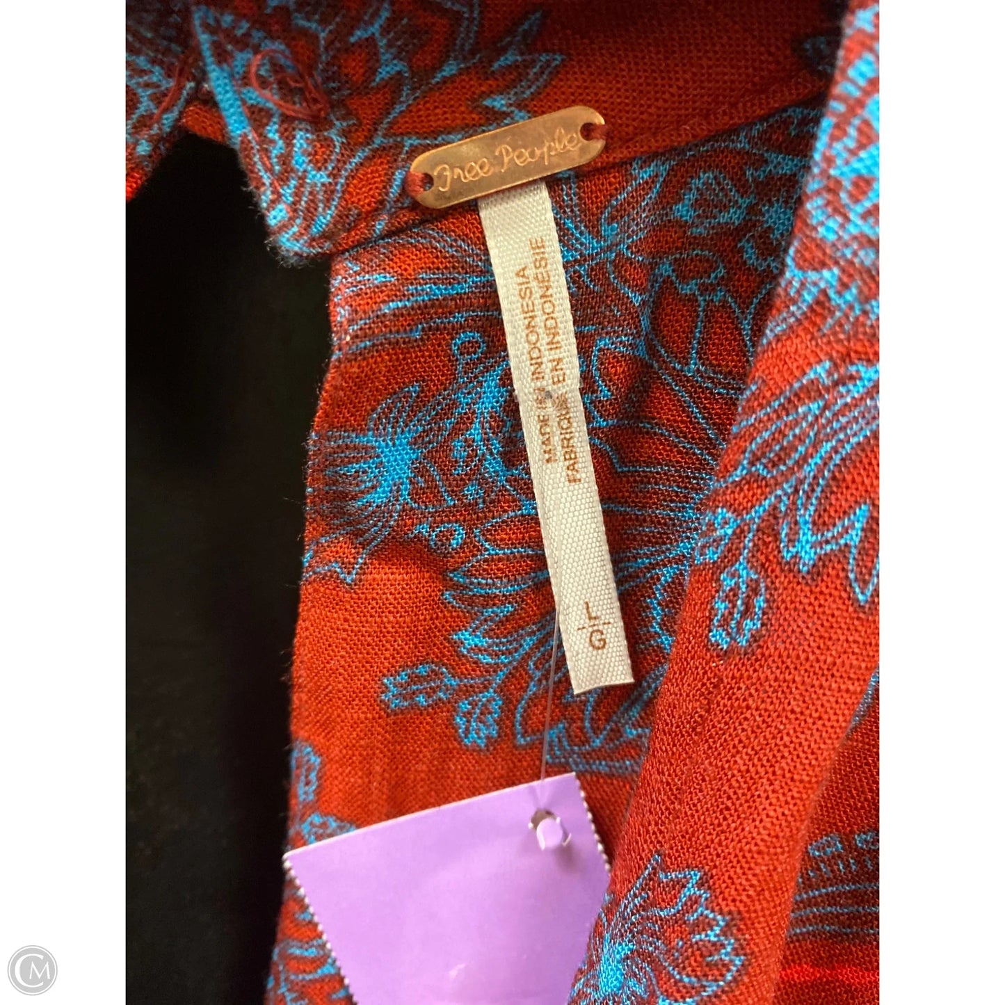 Top Long Sleeve By Free People In Red, Size: L