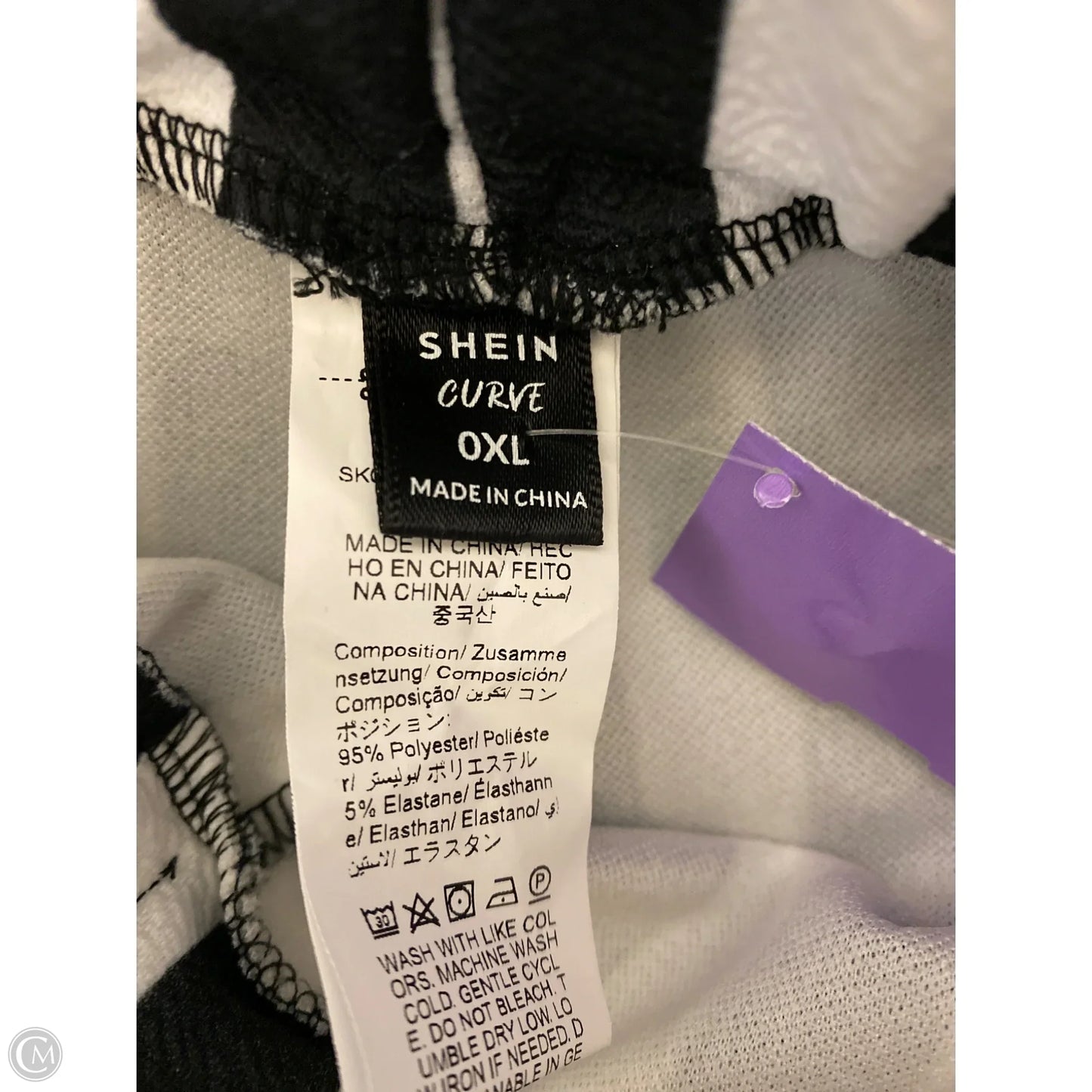 Pants Dress By Shein In Black & White, Size: Xl