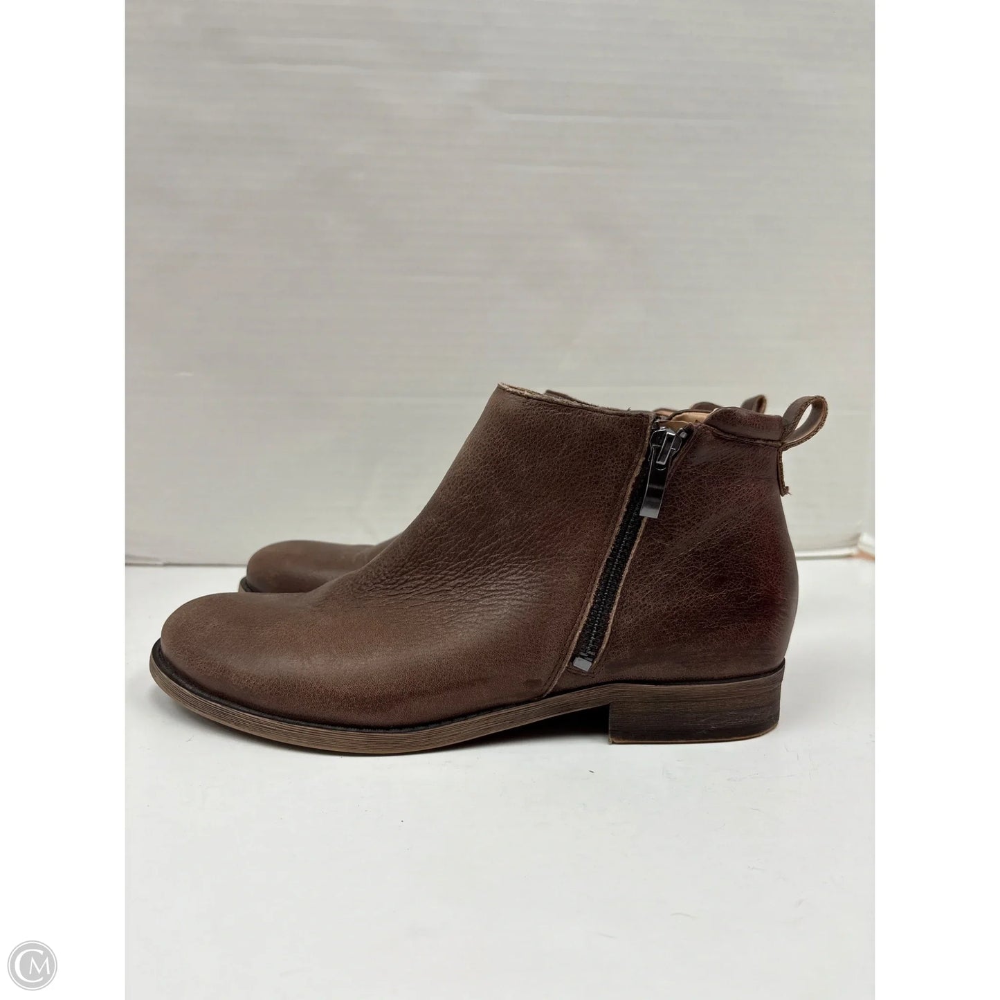 Boots Ankle Flats By Franco Sarto In Brown, Size: 8.5