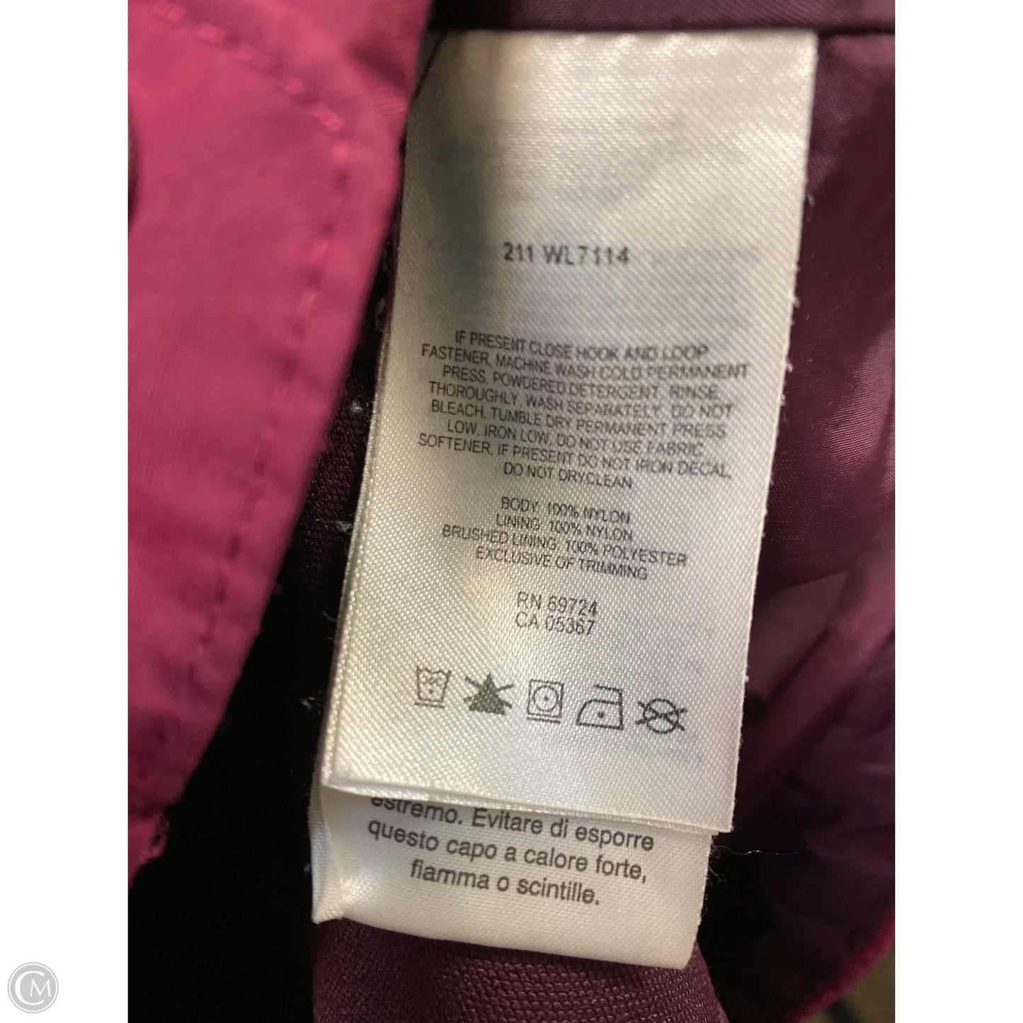 Coat Other By Columbia In Purple, Size: S