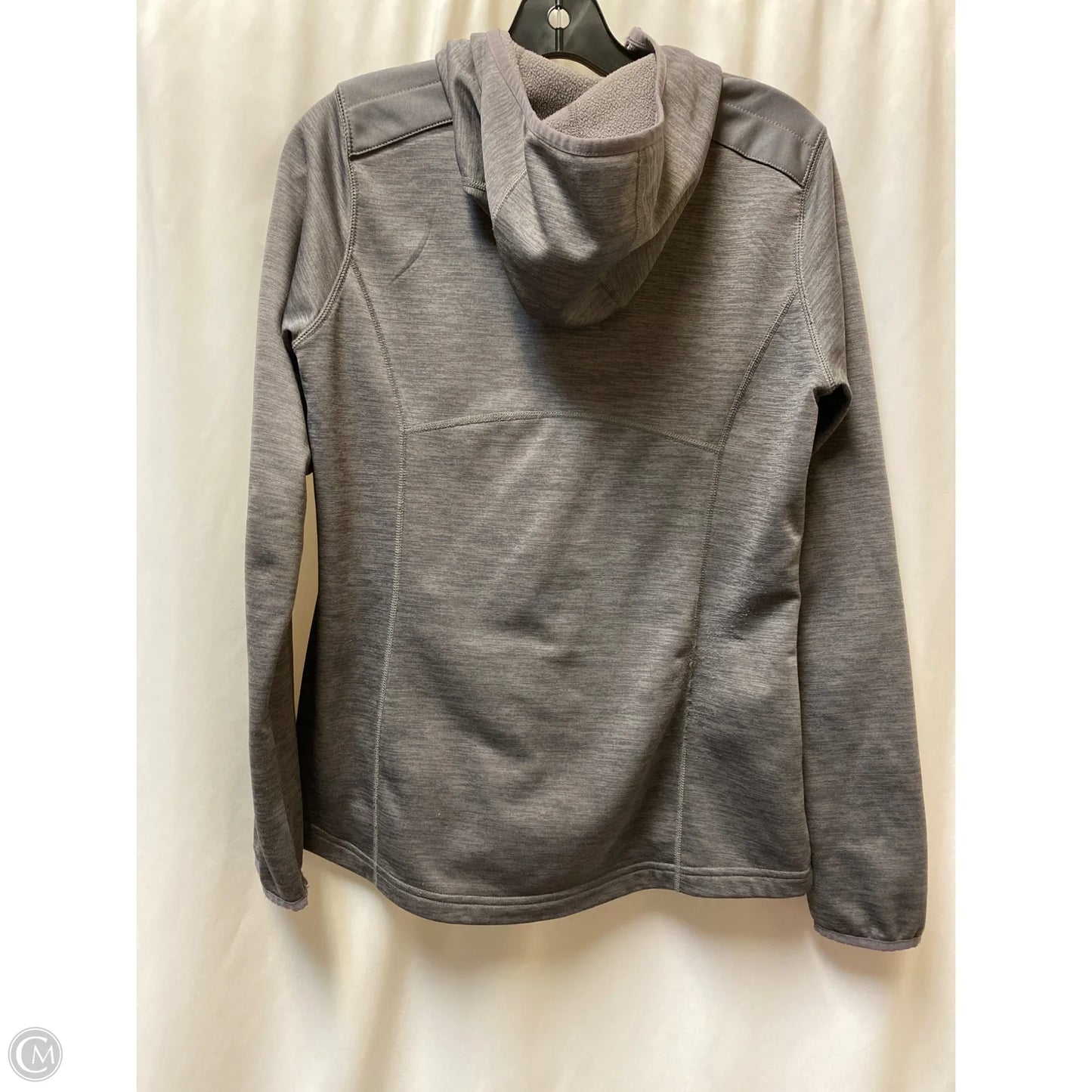 Athletic Top Long Sleeve Hoodie By Columbia In Grey, Size: S