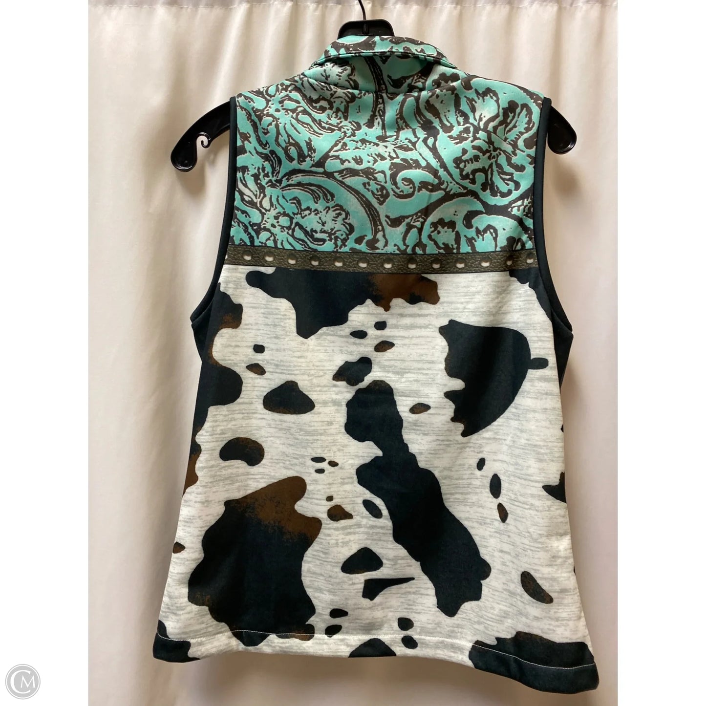 Vest Other By Clothes Mentor In Green, Size: M