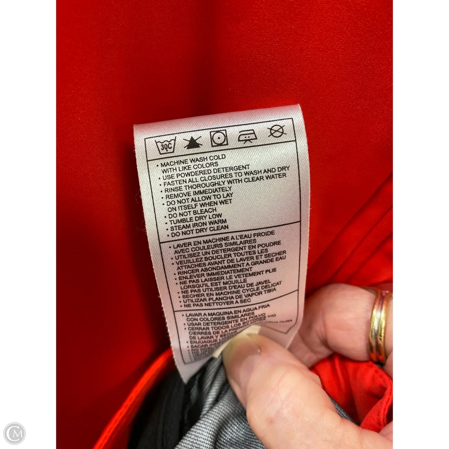 Athletic Jacket By Nike In Red, Size: Xl