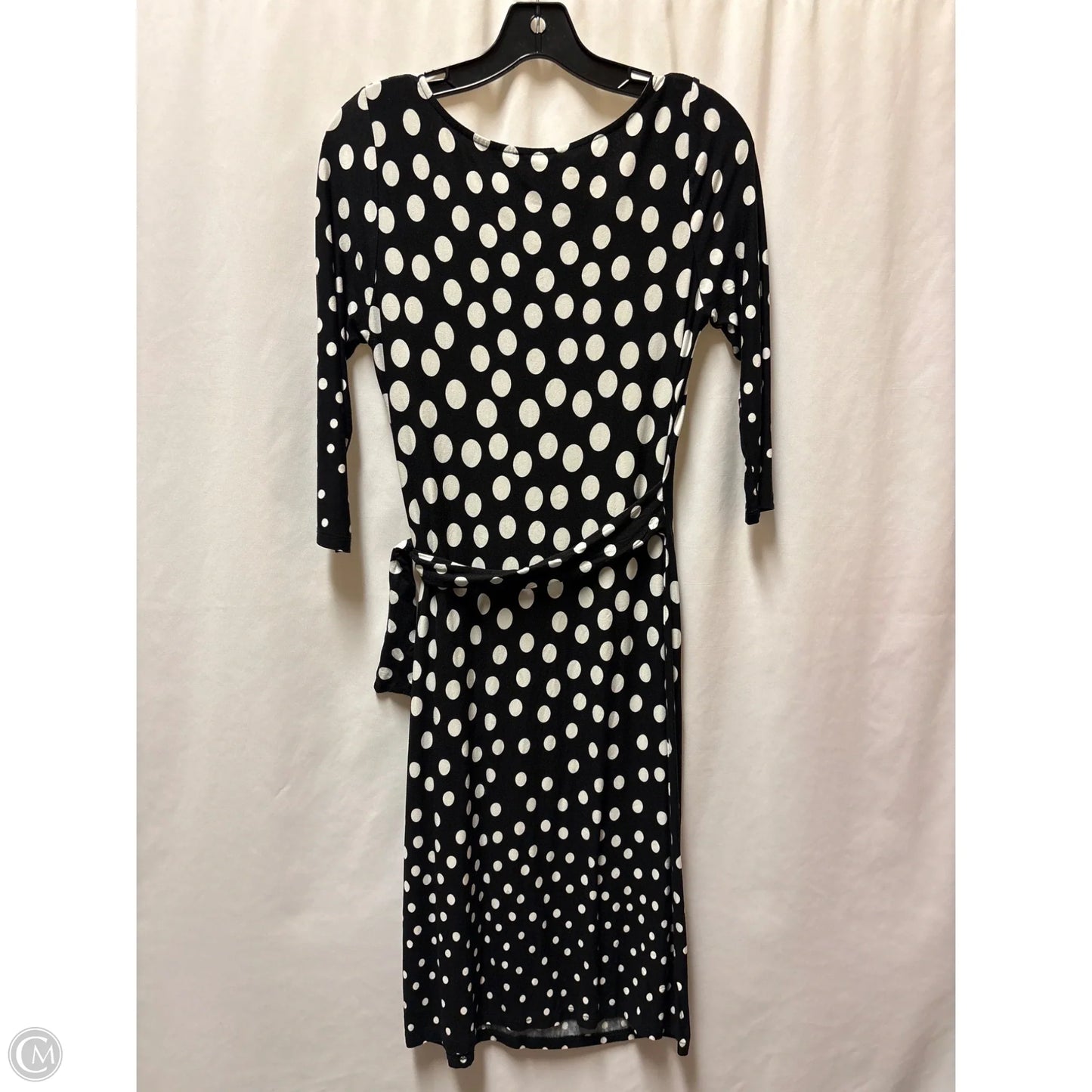Dress Casual Midi By Clothes Mentor In Black & White, Size: Xs