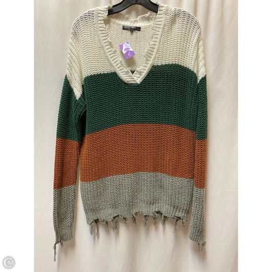 Sweater By Clothes Mentor In White, Size: S