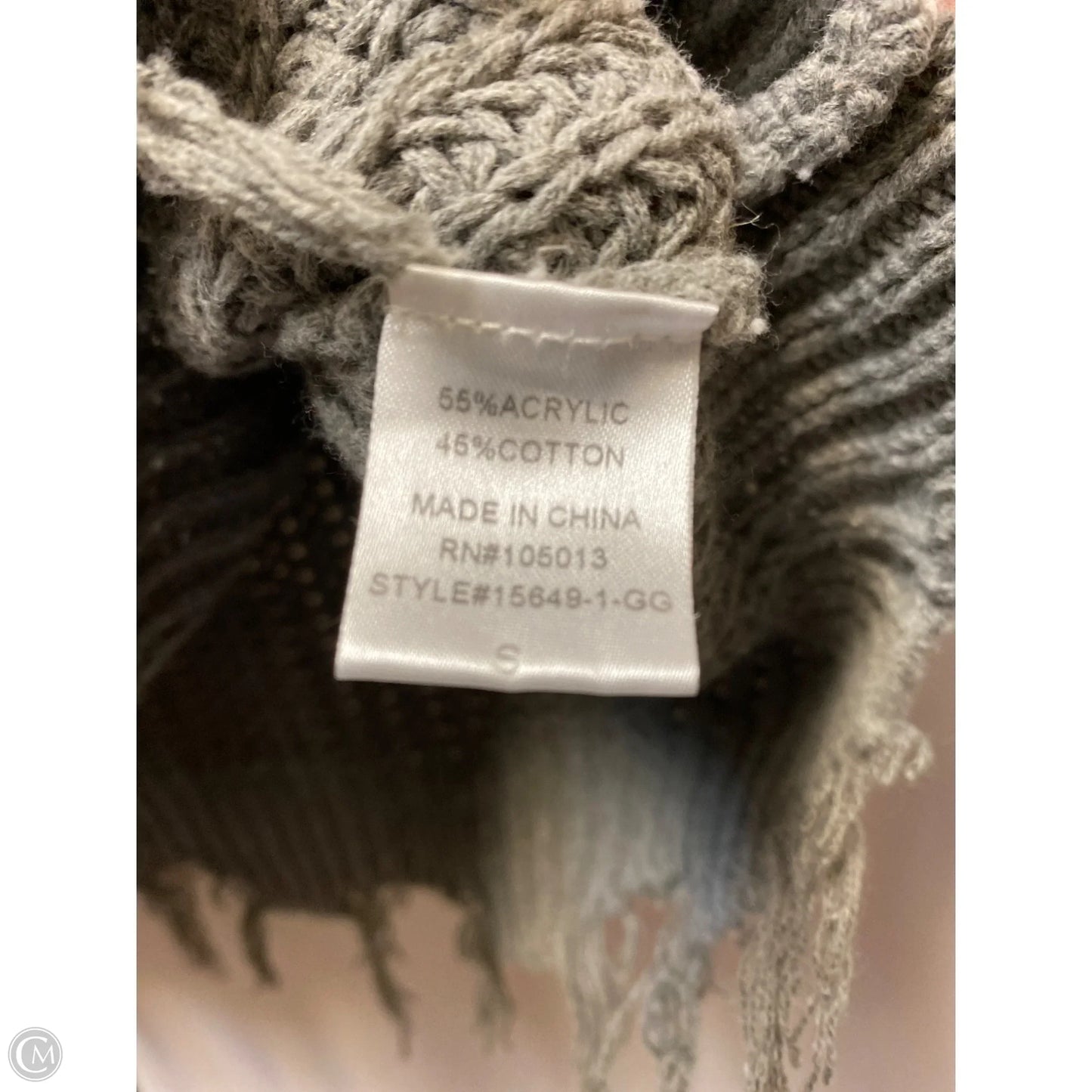 Sweater By Clothes Mentor In White, Size: S