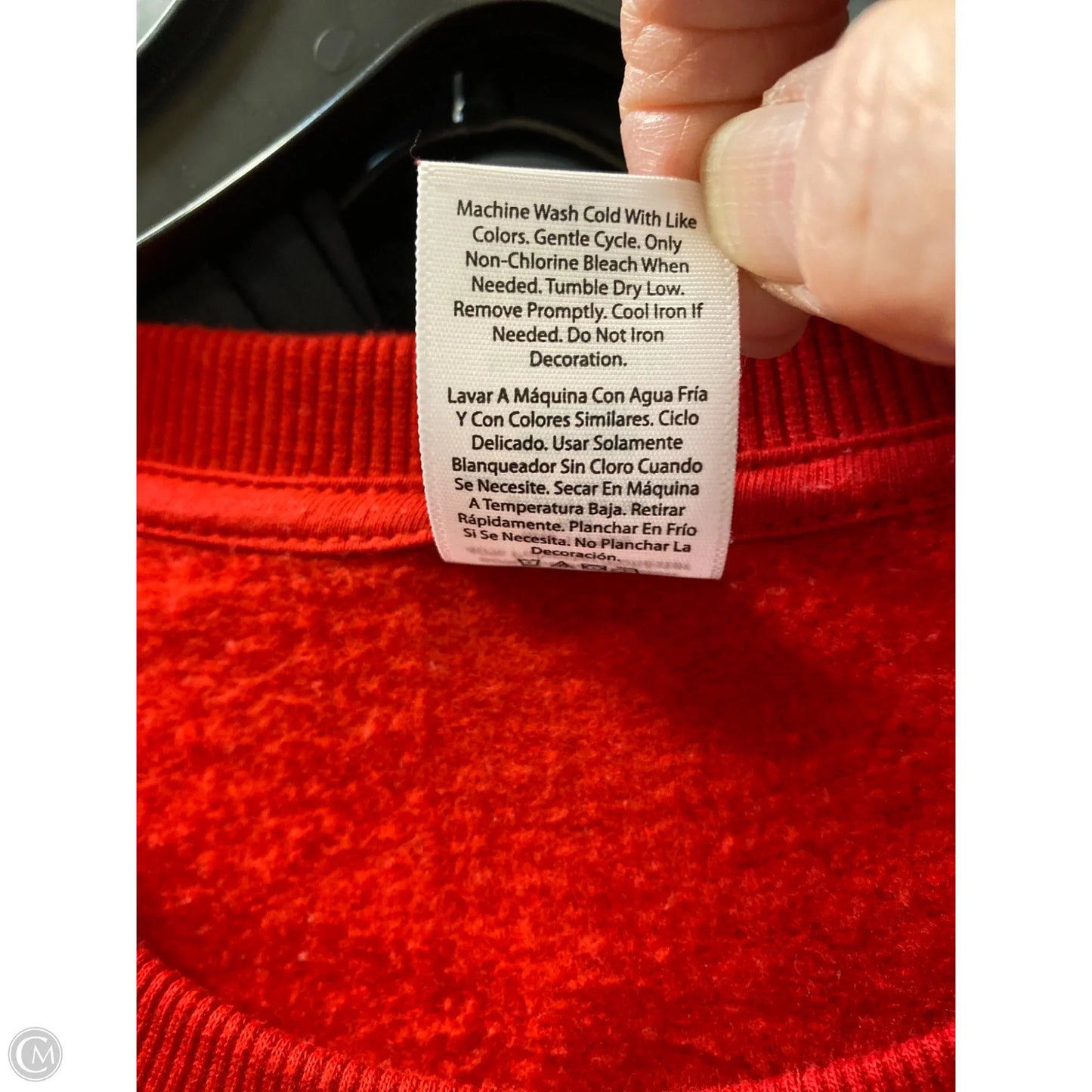 Sweatshirt Crewneck By Disney Store In Red, Size: 3x