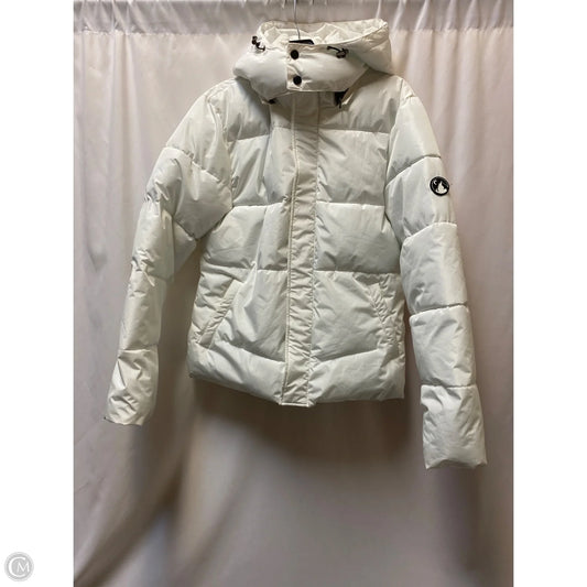 Coat Puffer & Quilted By Zyia In White, Size: M