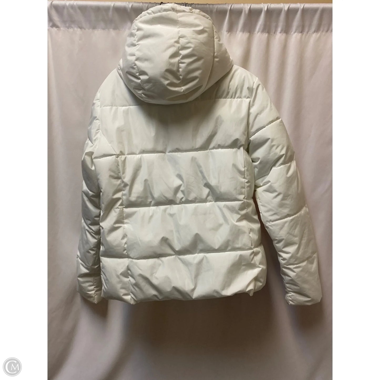 Coat Puffer & Quilted By Zyia In White, Size: M