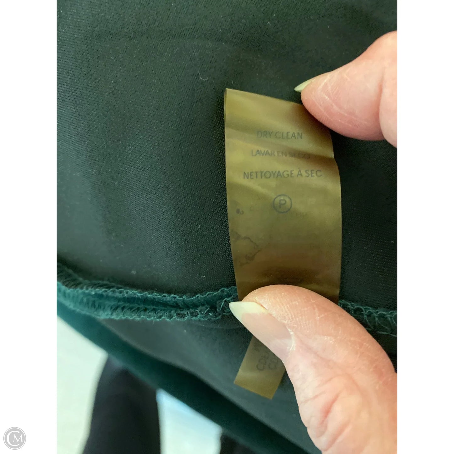 Dress Casual Midi By Calvin Klein In Green, Size: Xl