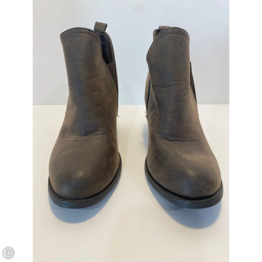 Boots Ankle Heels By Pierre Dumas In Taupe, Size: 8.5