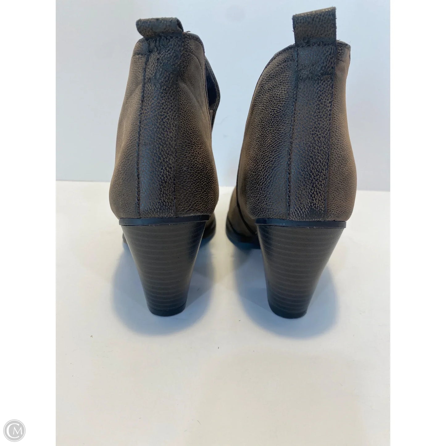 Boots Ankle Heels By Pierre Dumas In Taupe, Size: 8.5