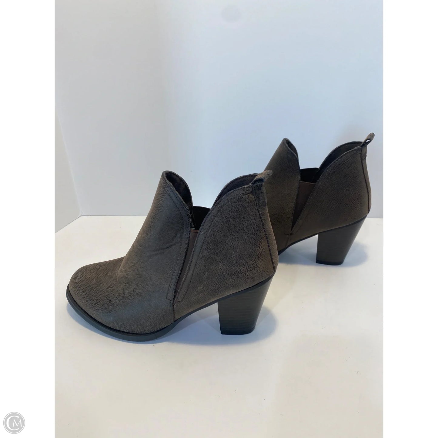 Boots Ankle Heels By Pierre Dumas In Taupe, Size: 8.5