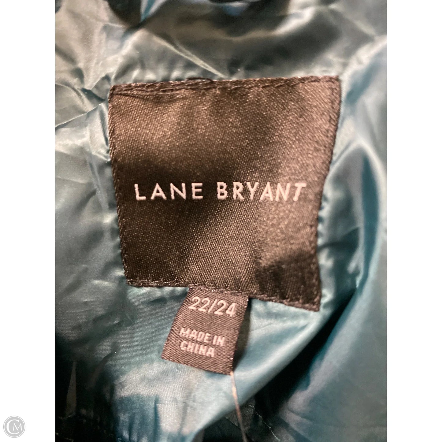 Coat Puffer & Quilted By Lane Bryant In Green, Size: 3x