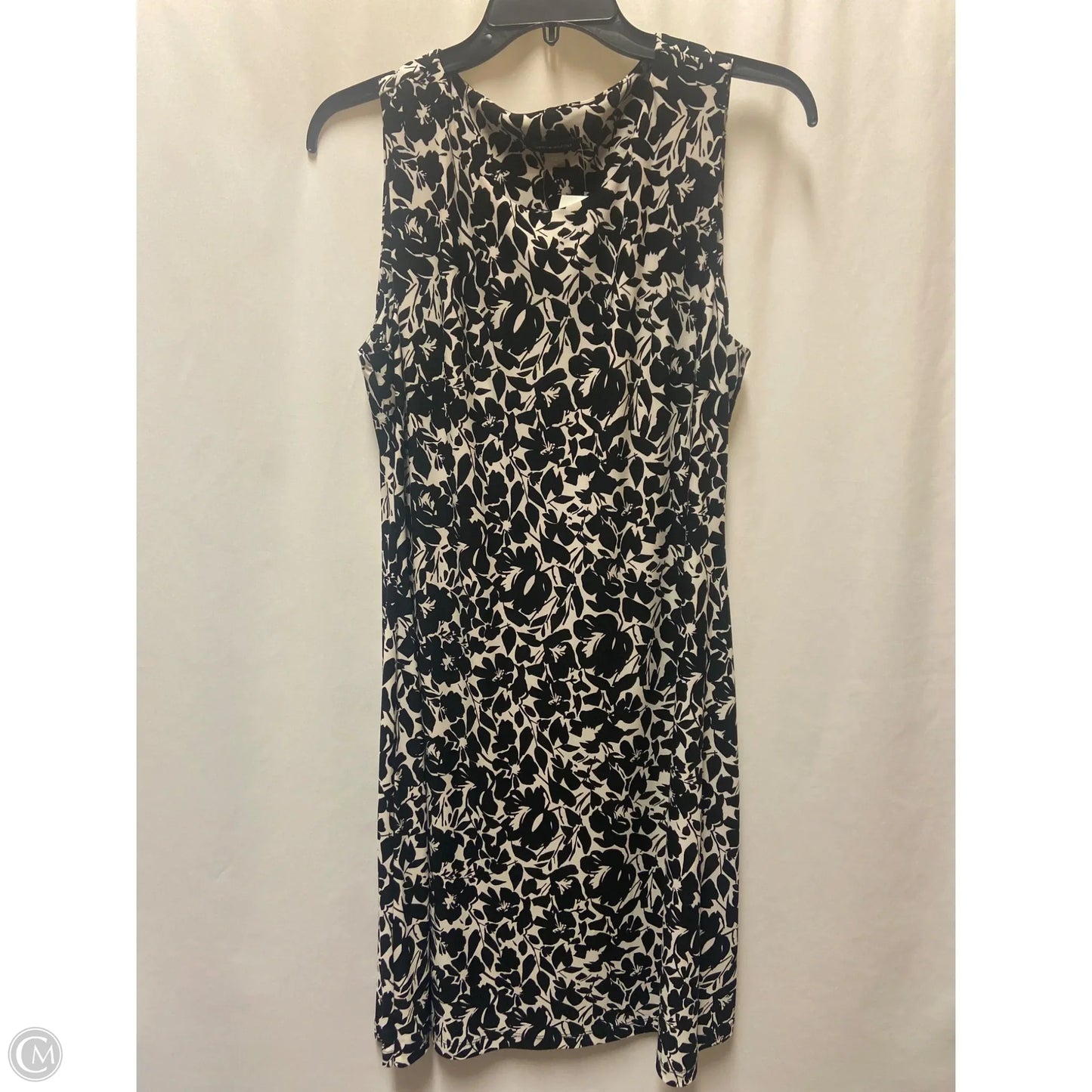 Dress Casual Midi By Tommy Hilfiger In Black & White, Size: M