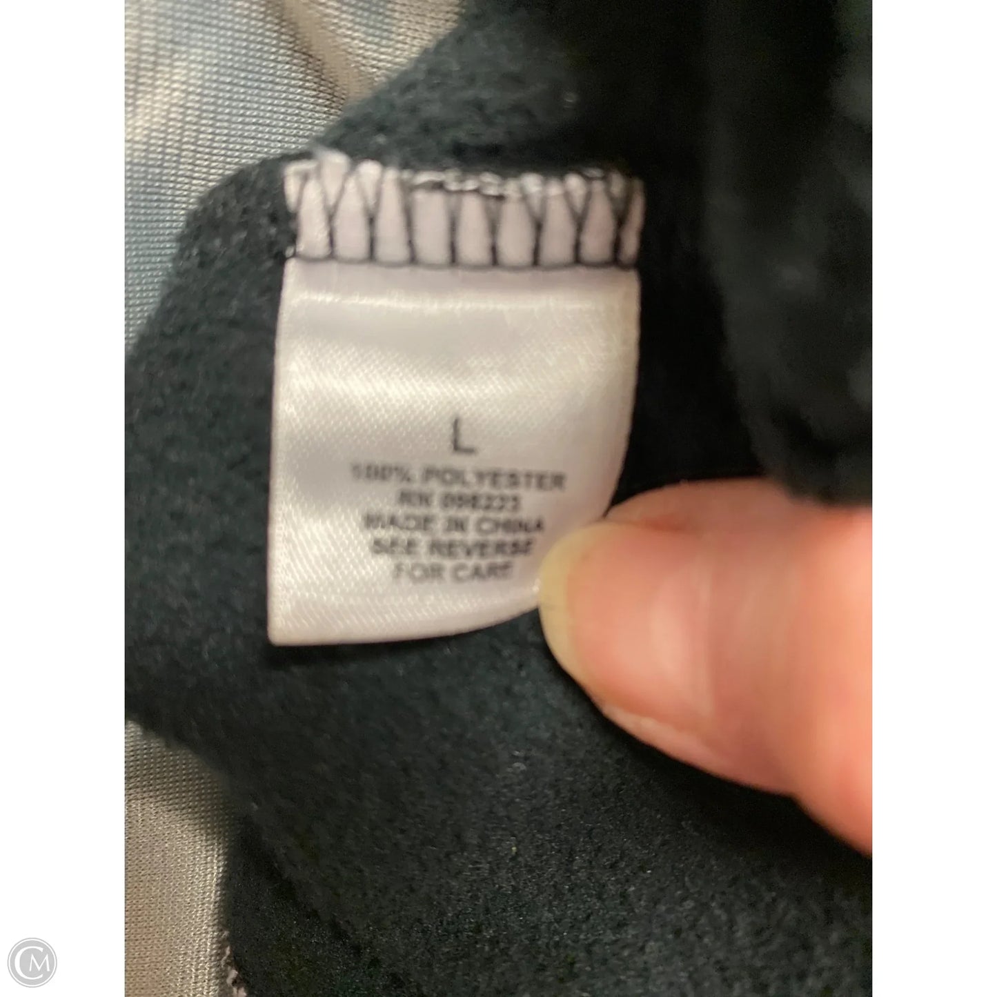 Sweatshirt Collar By Bcg In Grey, Size: L