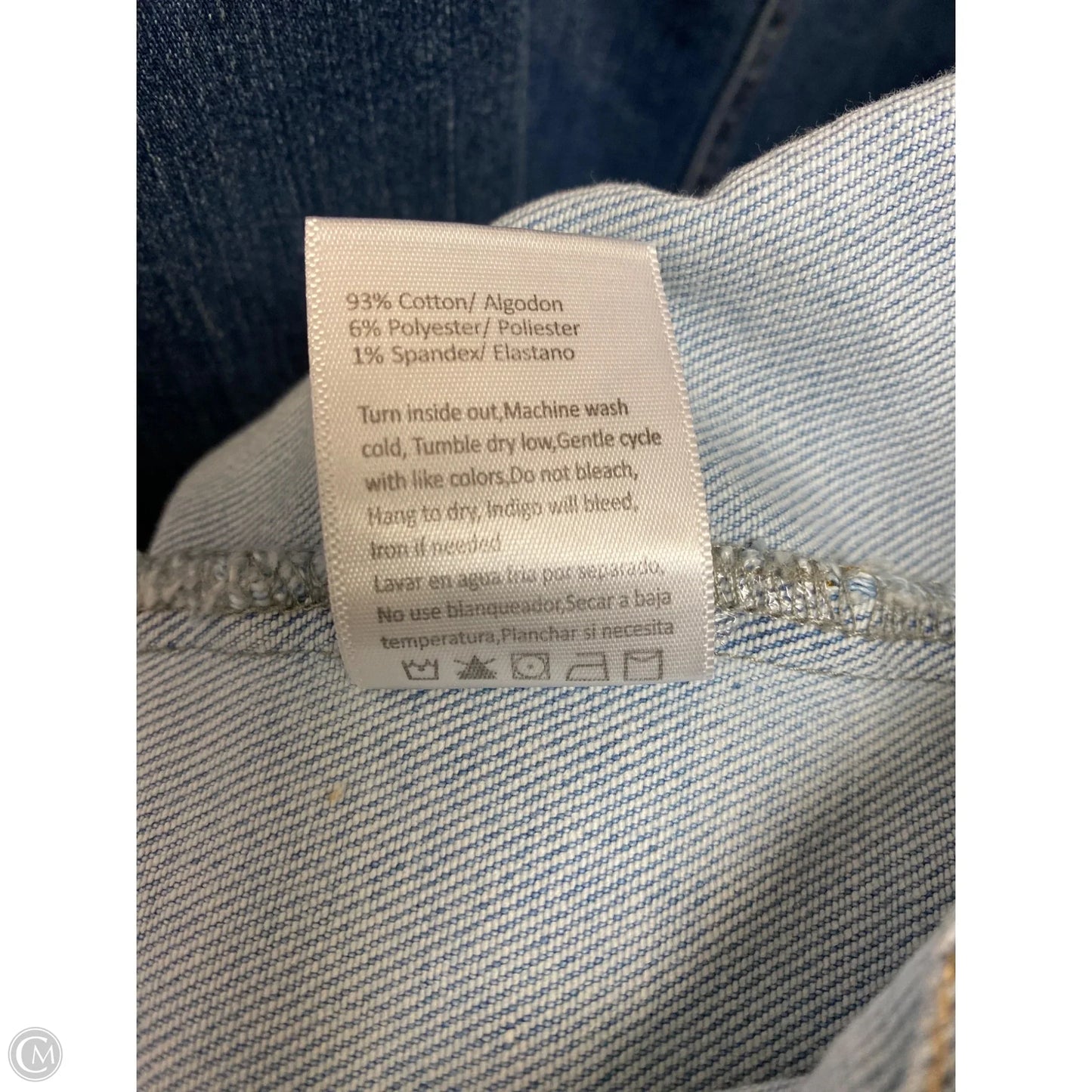 Jacket Denim By Risen In Blue Denim, Size: S