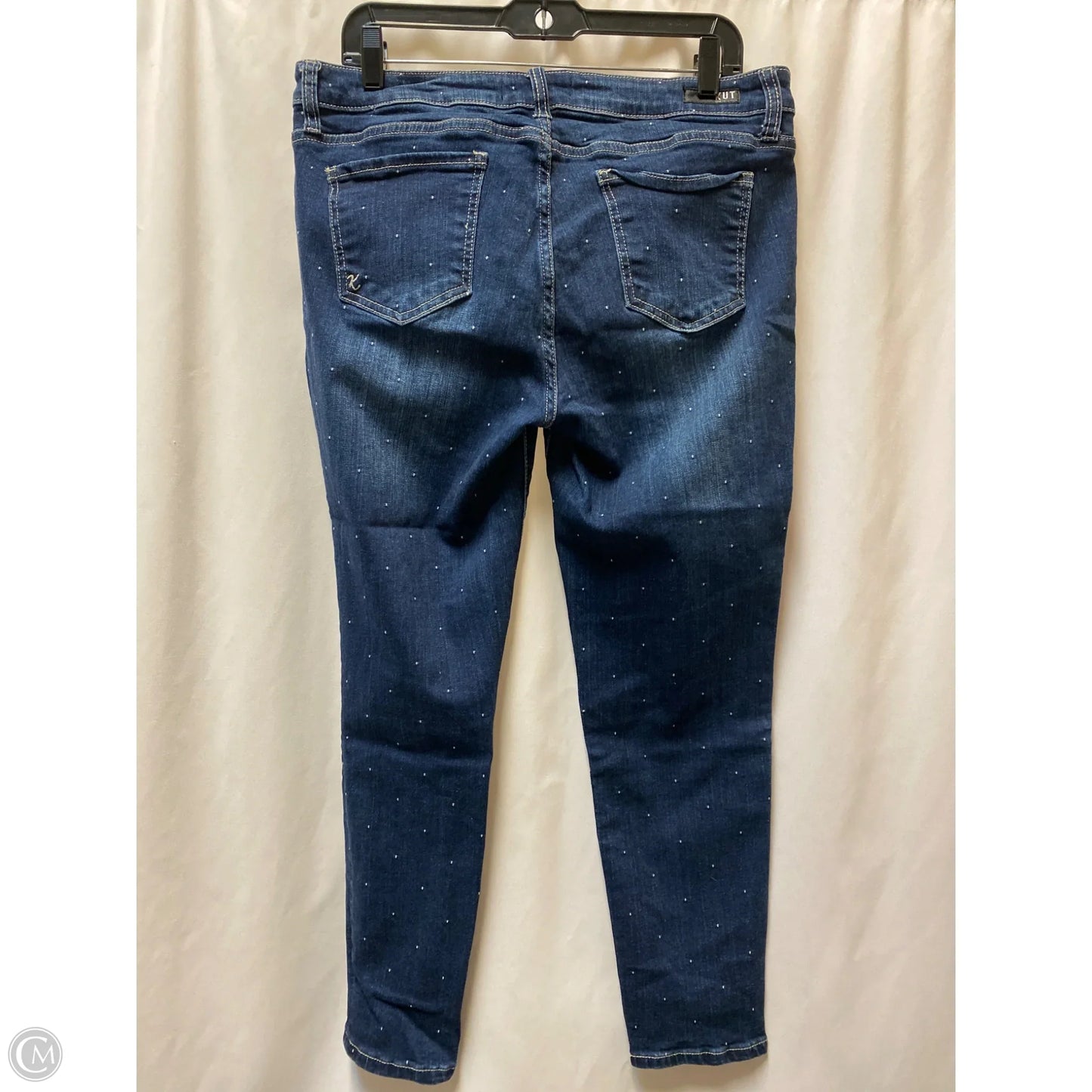 Jeans Straight By Kut In Blue Denim, Size: 12