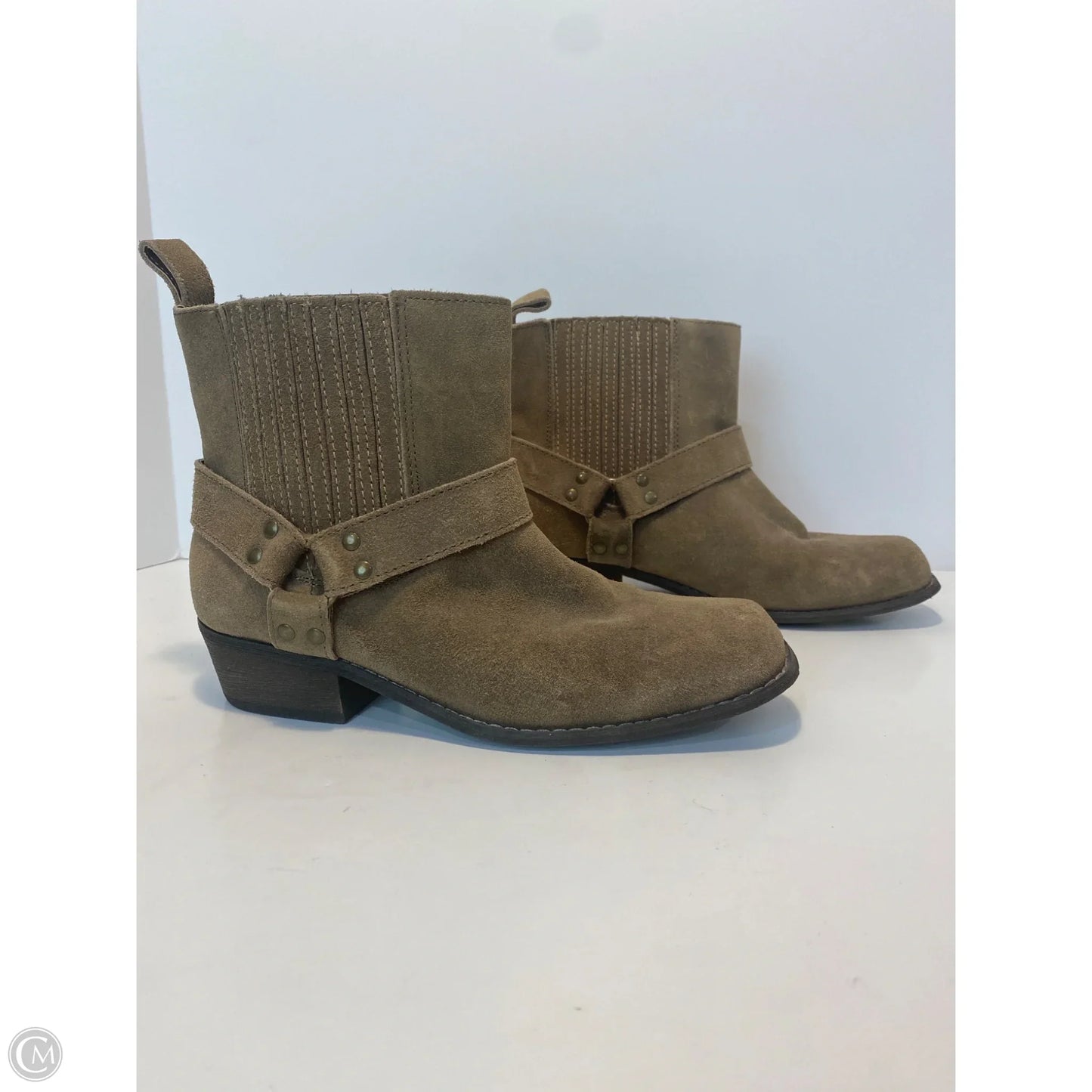 Boots Ankle Flats By Very Volatile In Brown, Size: 7
