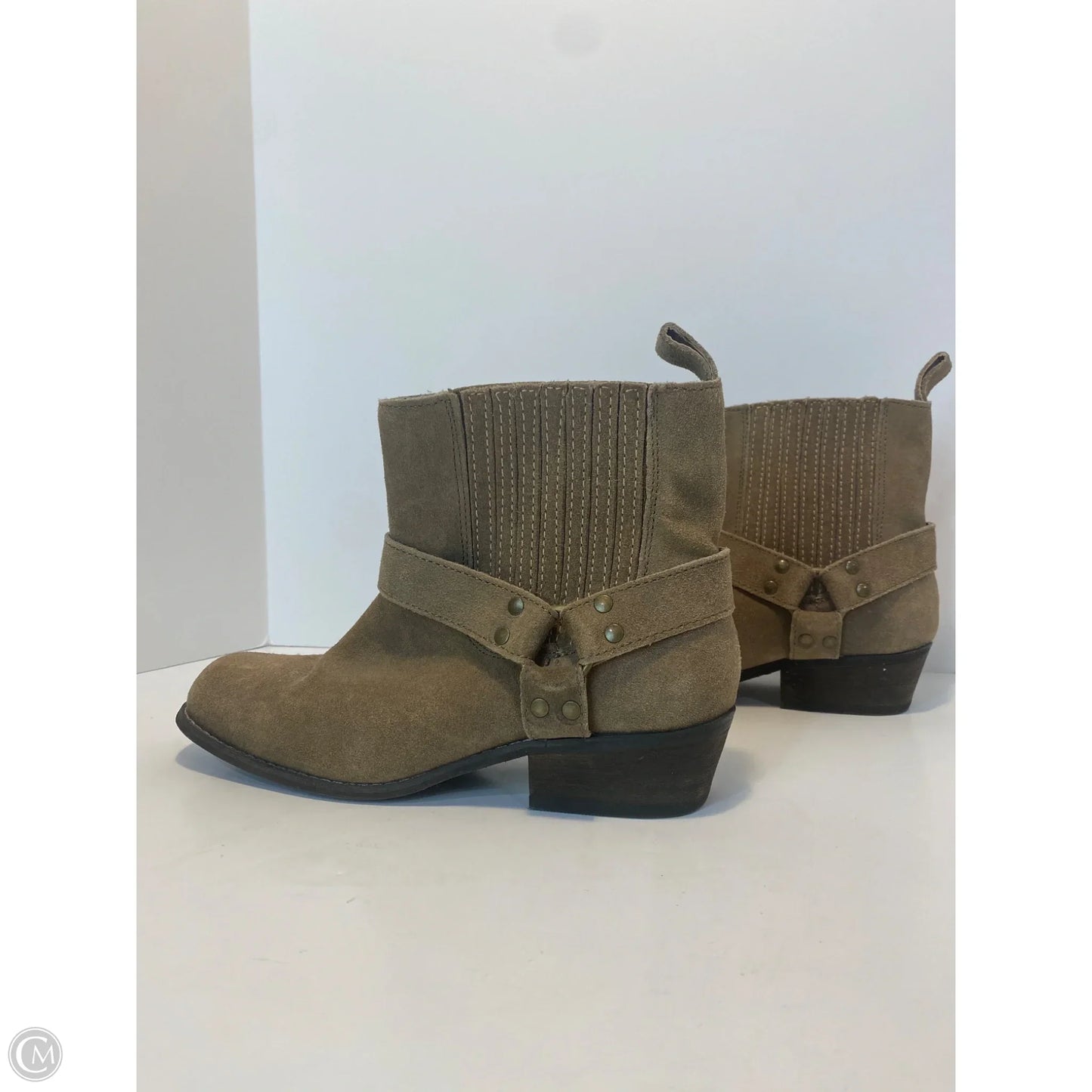 Boots Ankle Flats By Very Volatile In Brown, Size: 7