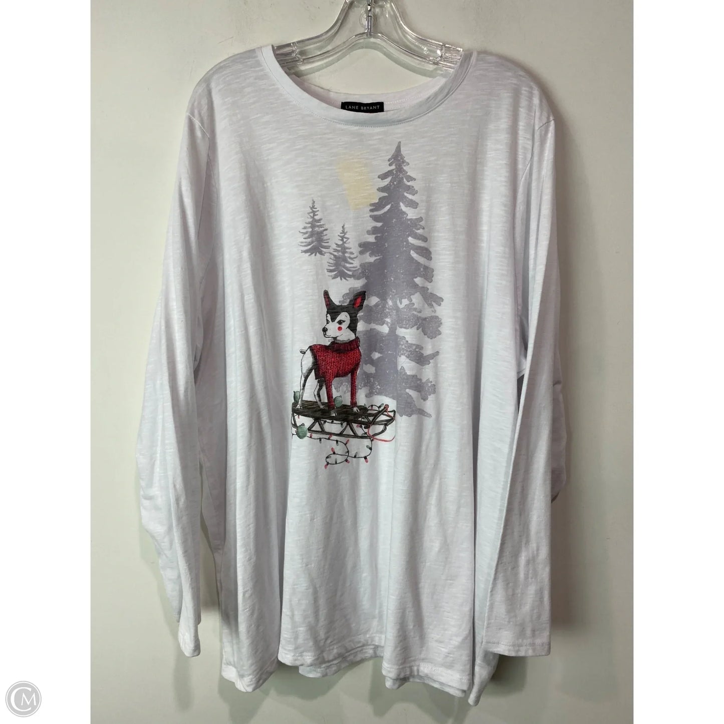 Top Long Sleeve By Lane Bryant In Animal Print, Size: 3x