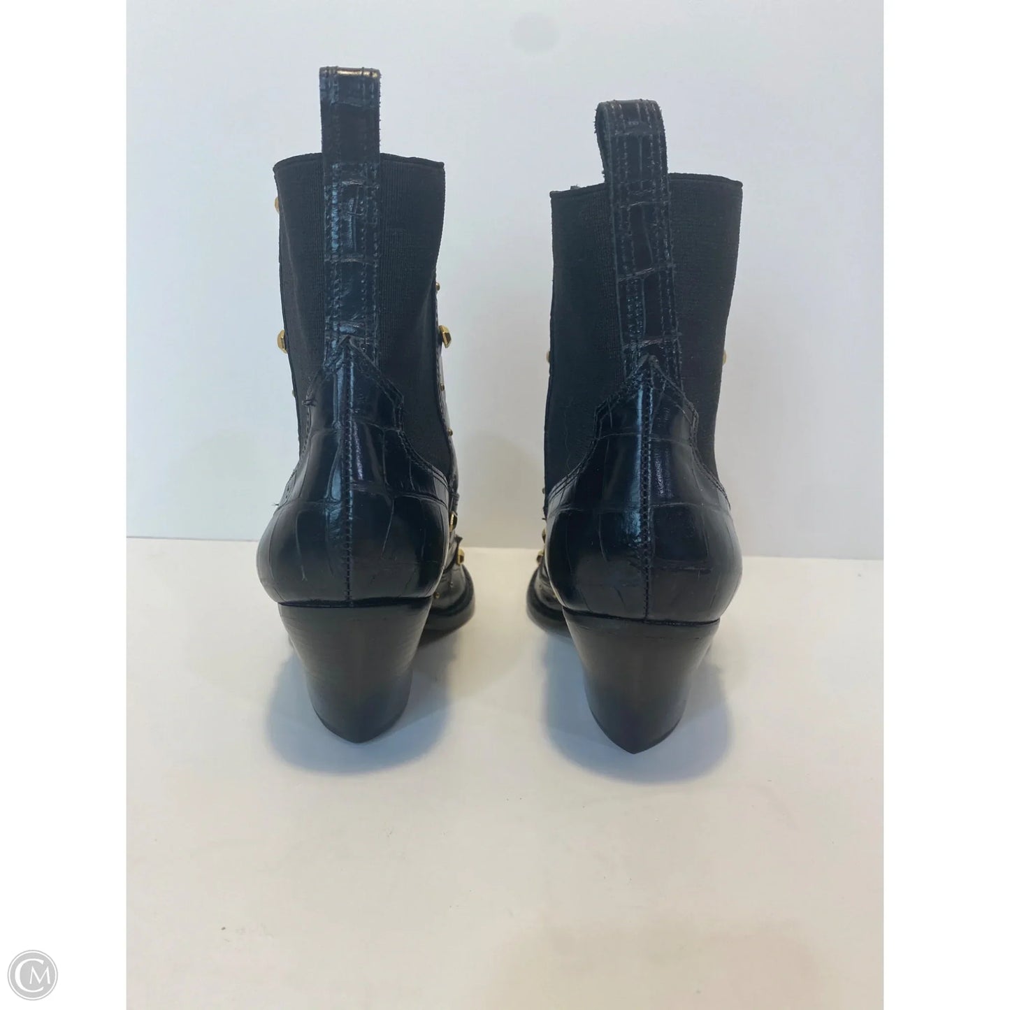 Boots Ankle Heels By Vince Camuto In Black, Size: 6