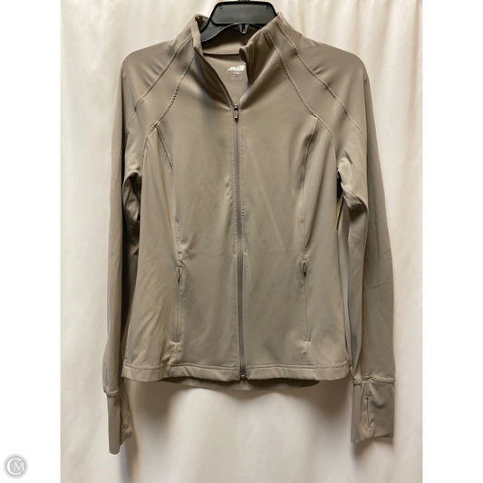Athletic Top Long Sleeve Crewneck By Avia In Beige, Size: S